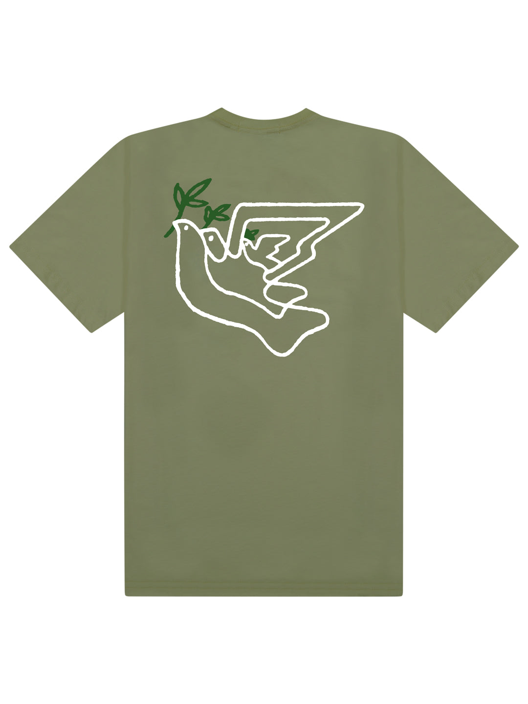 Doves Tee Olive-Culk