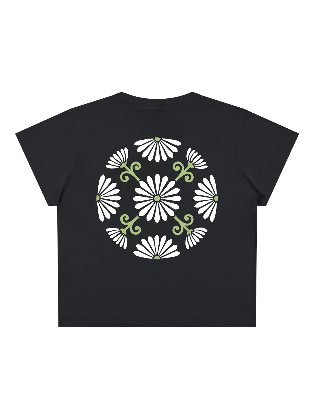 Garden Wheel Women's Tee Black-Culk
