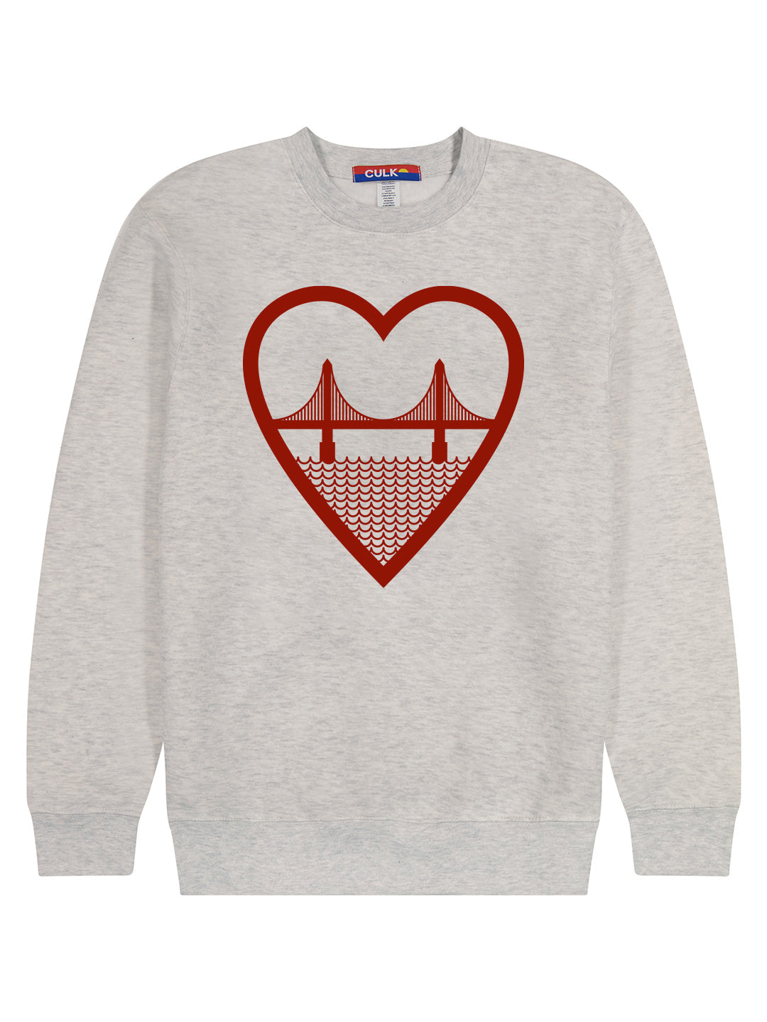 I Heart SF Crewneck Sweatshirt-Culk