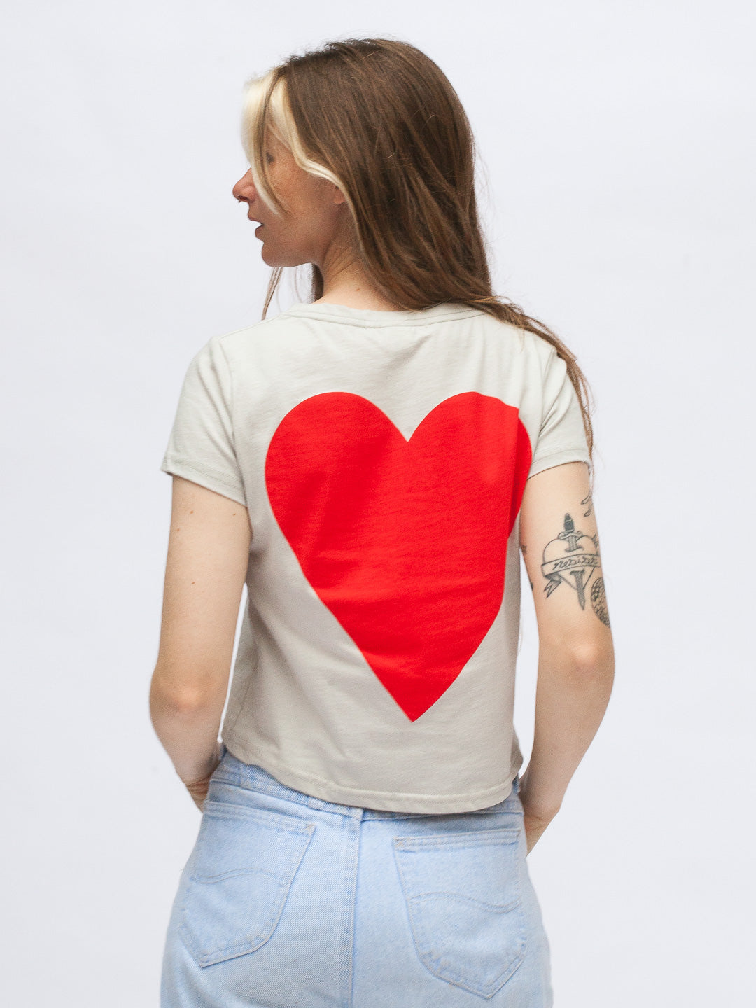 Love Women's Tee Silver-Culk