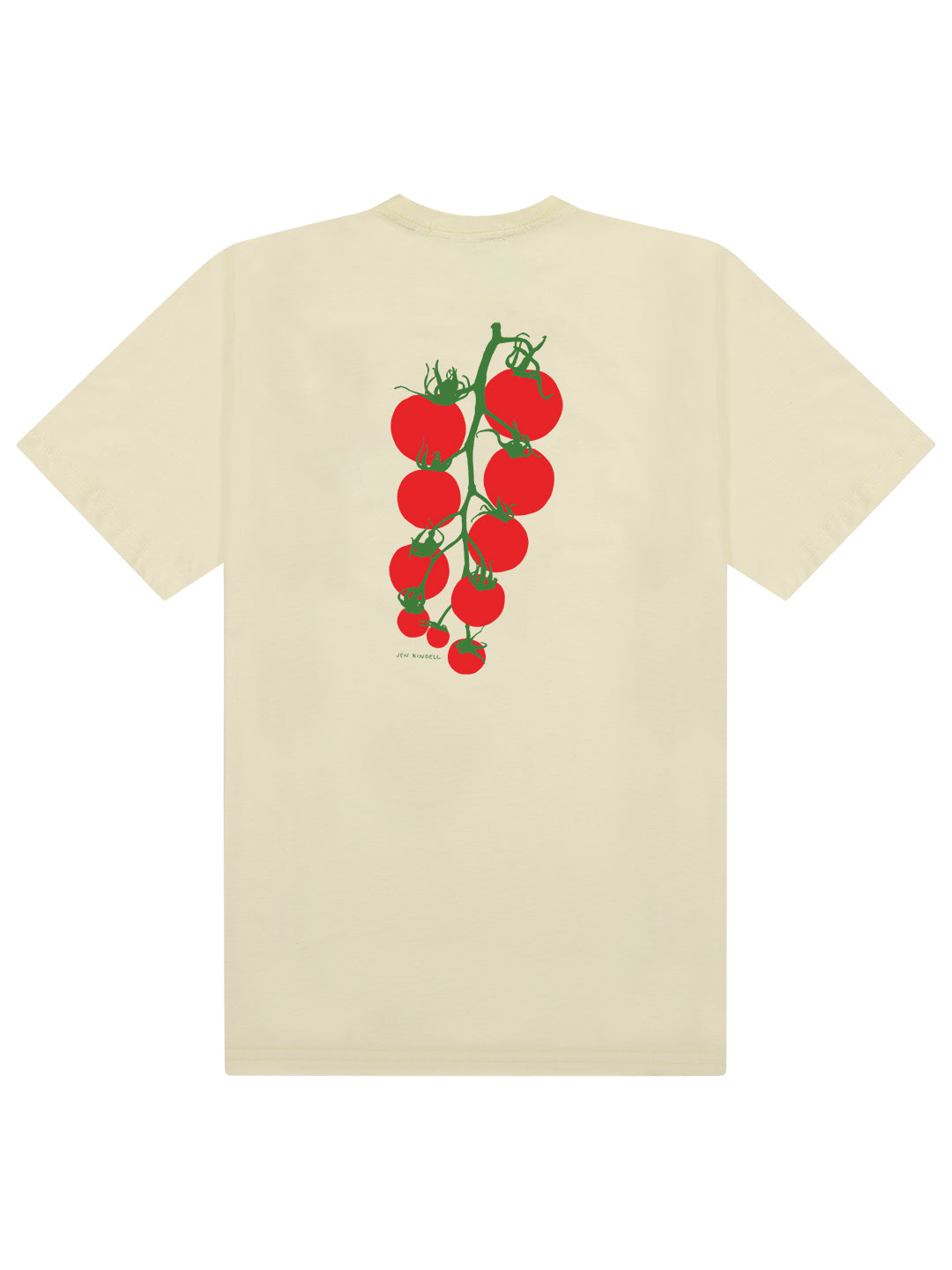 Pomodoro Tee Cream by Jen Kindell-Culk