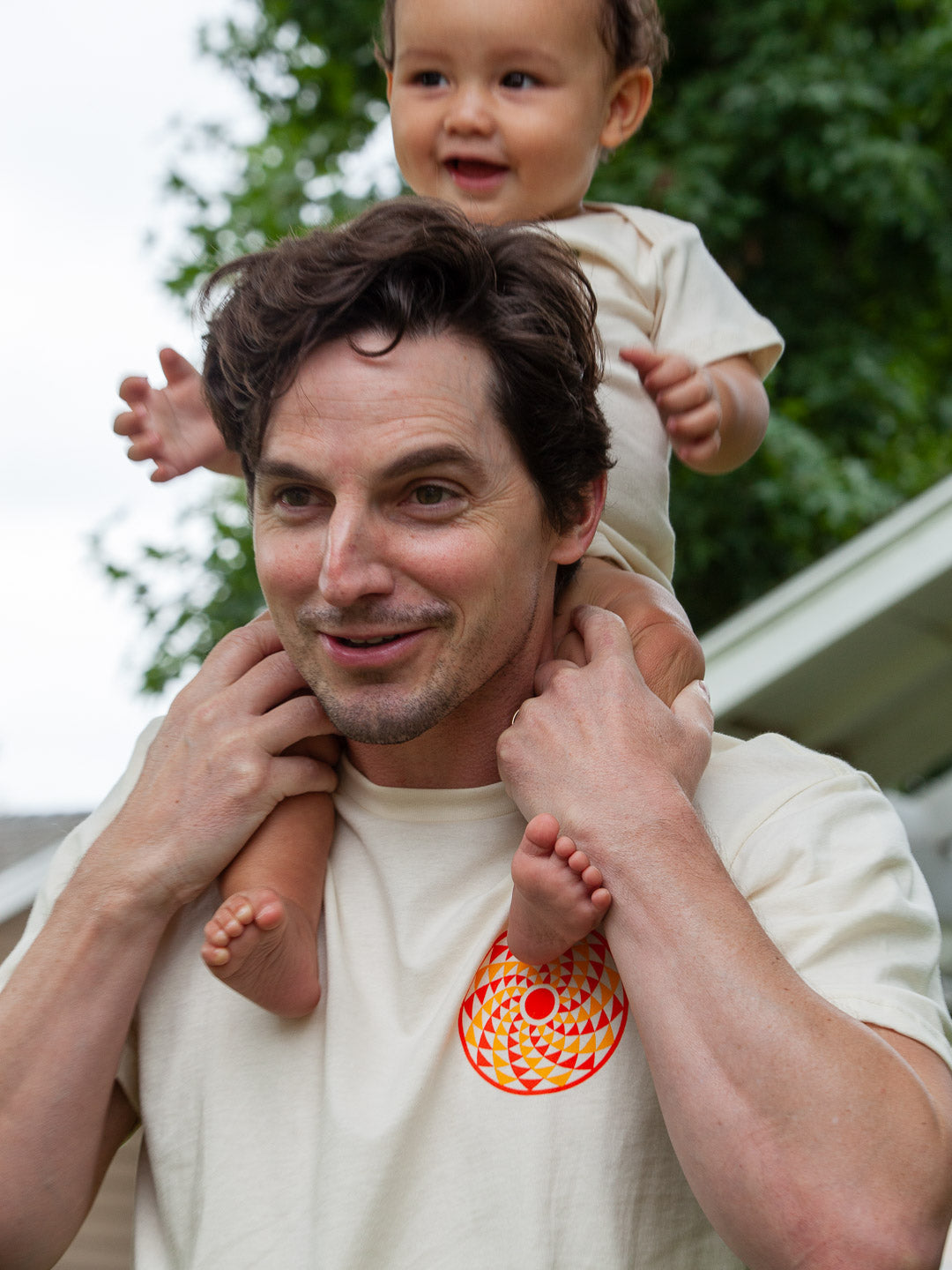 Radial Sun Tee Cream-Culk