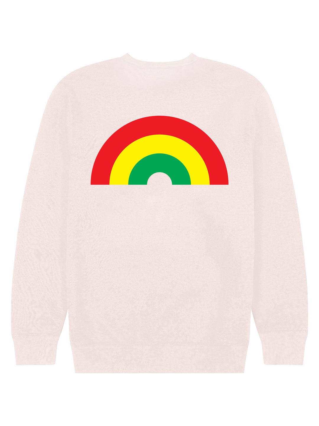 Rainbow Crewneck Light Pink-Culk