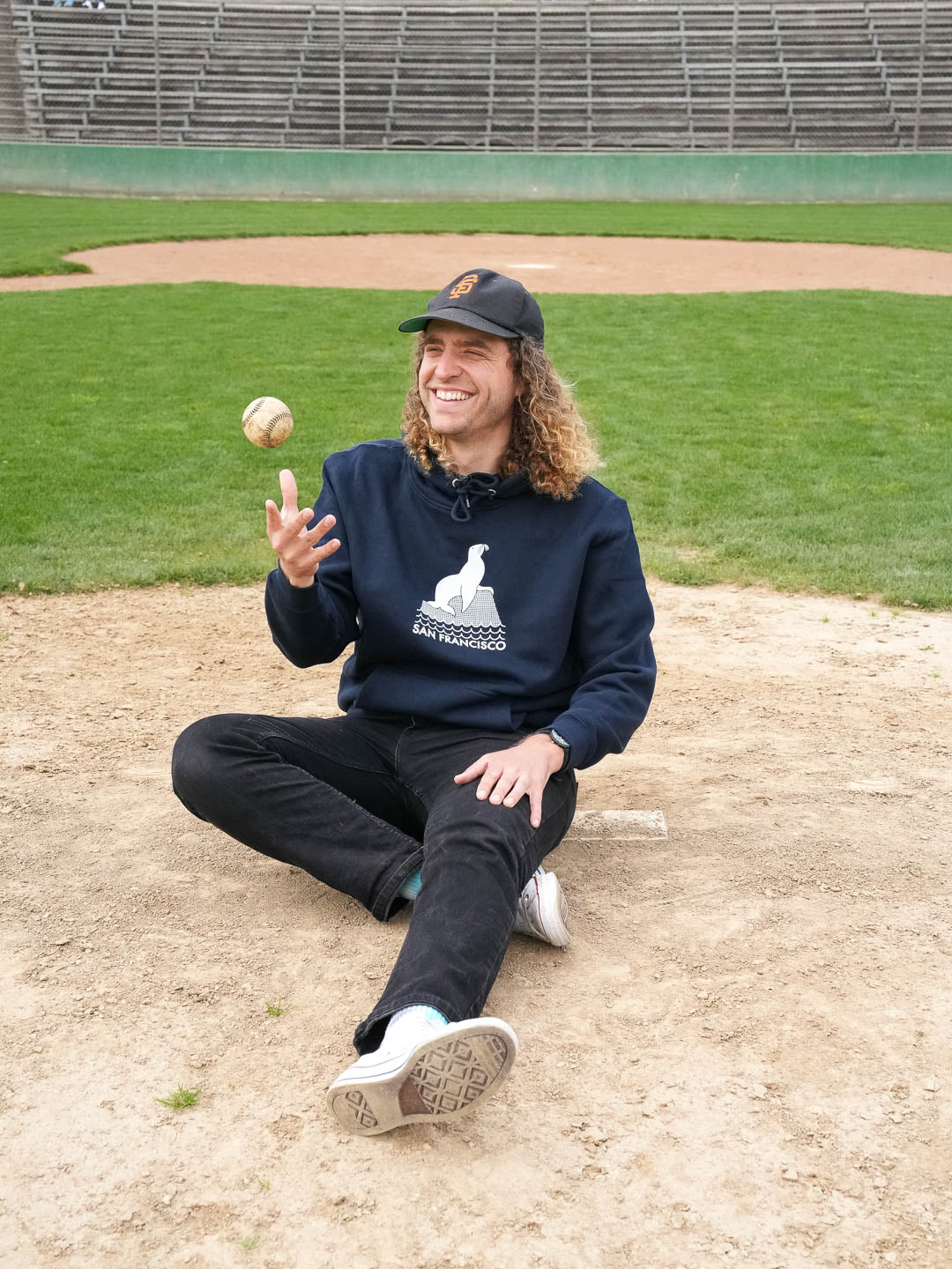 SF Seal Hoodie Navy-Culk