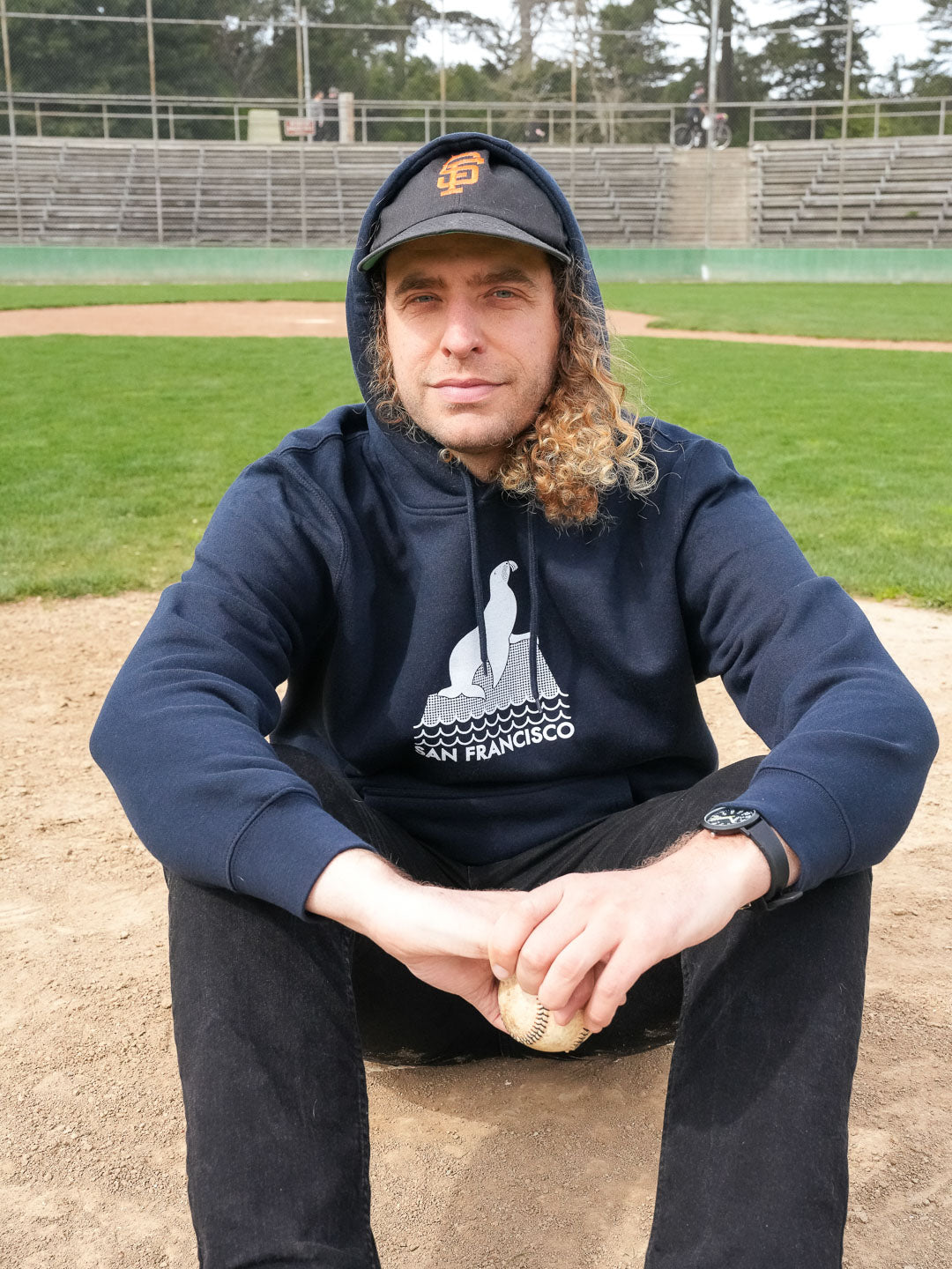 SF Seal Hoodie Navy-Culk