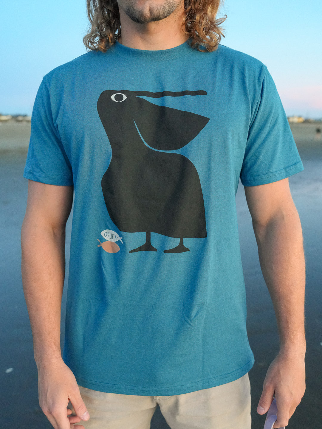 Salty Boi Tee Deep Teal by Orlie K.-Culk