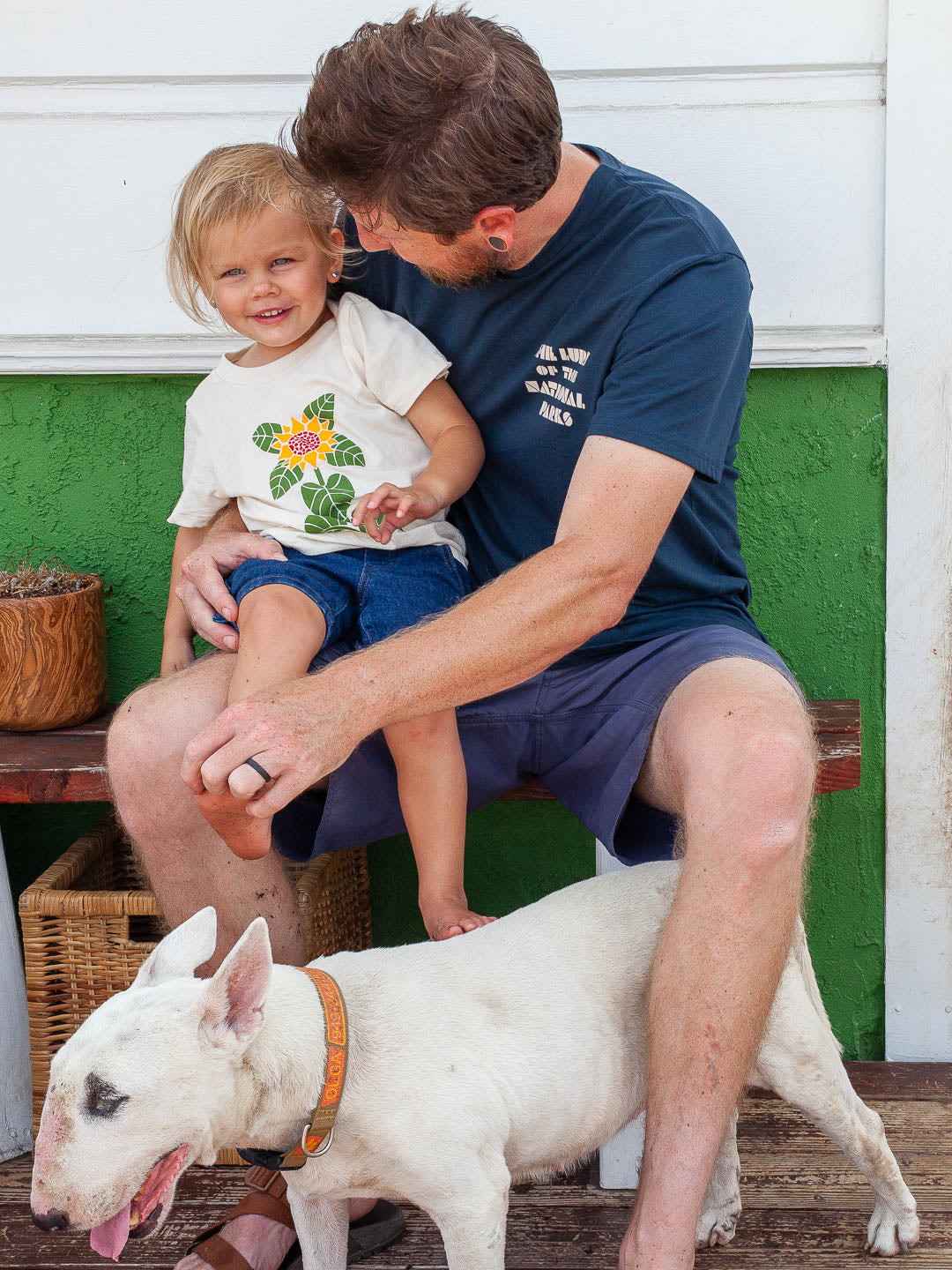 Sunflower Toddler Tee Cream-Culk