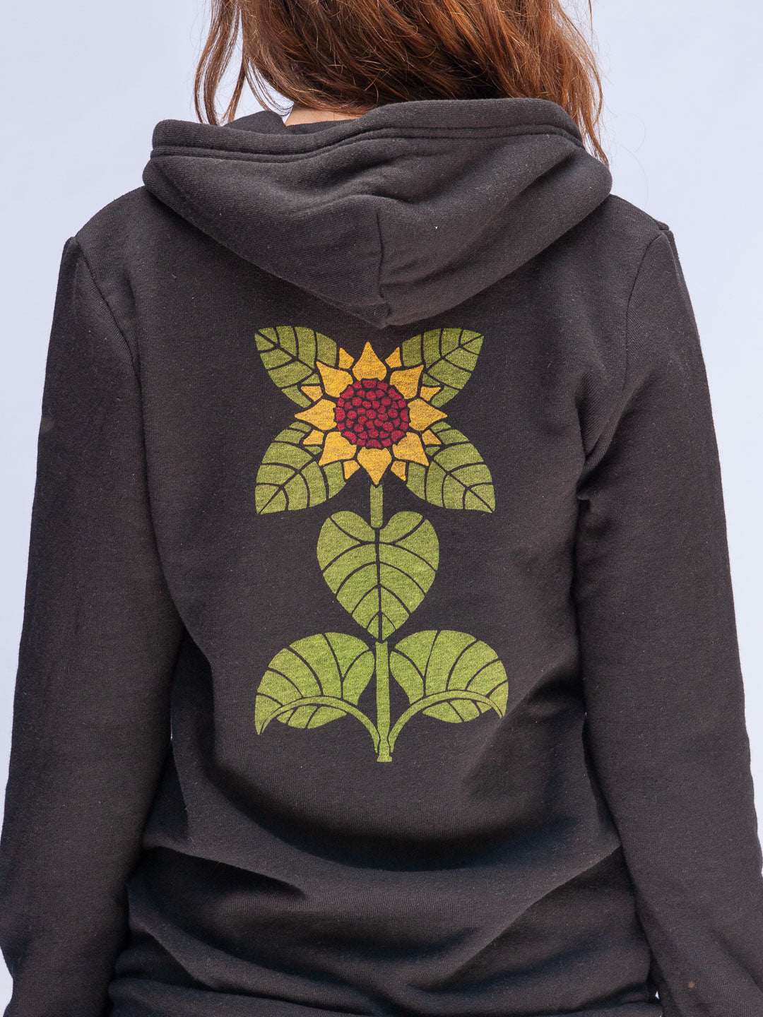 Sunflower Zip-up Hoodie Tri-Black-Culk