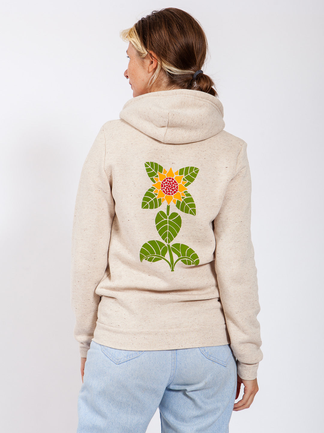 Sunflower Zip-up Hoodie Tri-Cream-Culk
