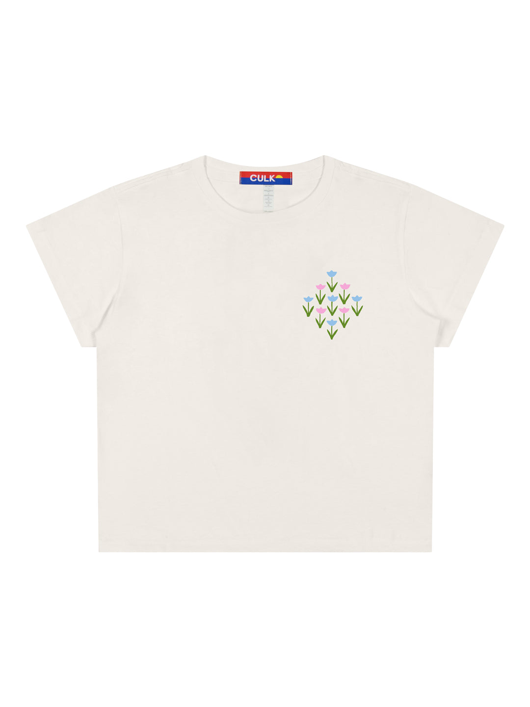 Tulips Women's Tee Cream-Culk