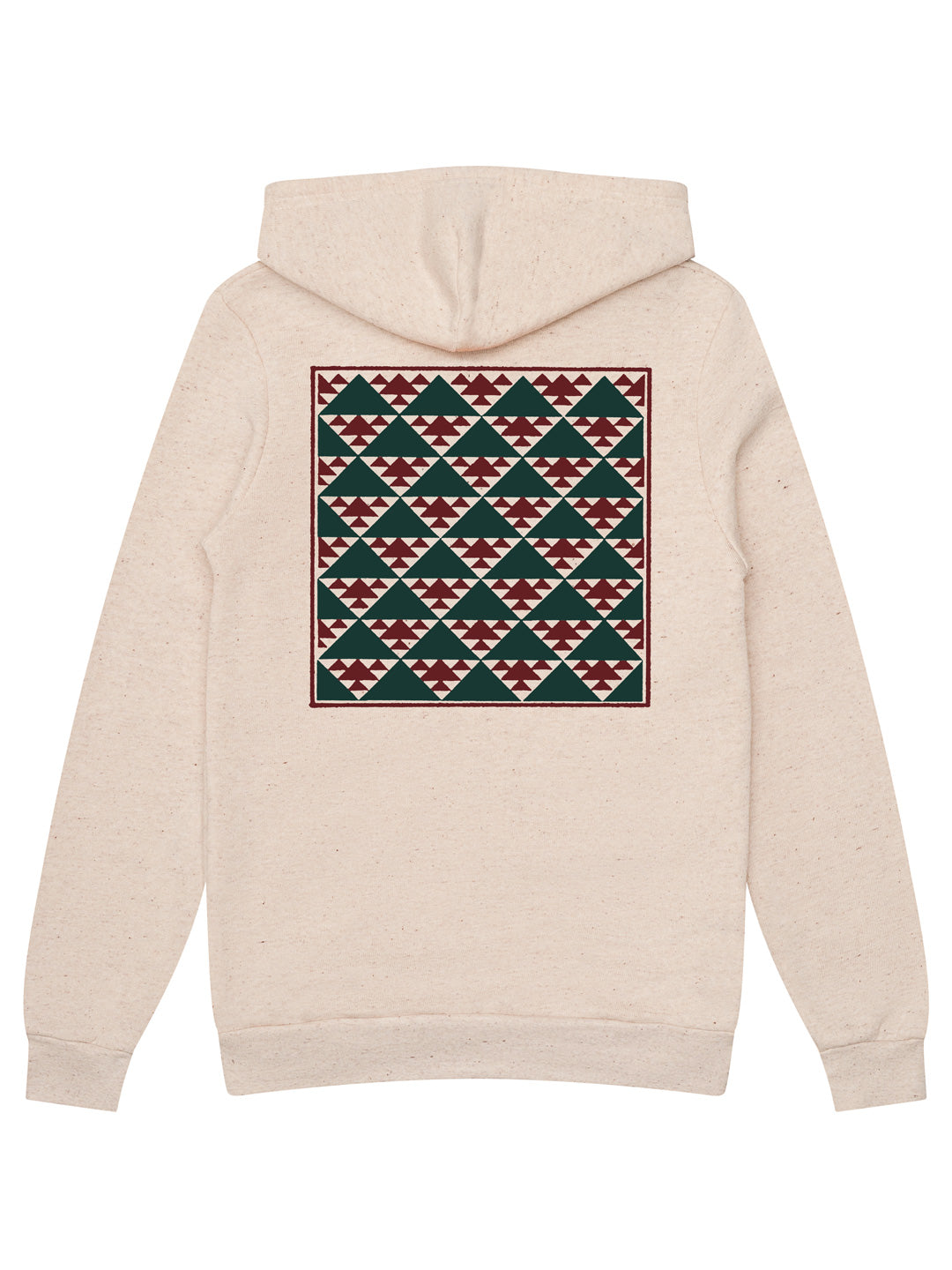 Mountain Study Zip-up Hoodie Tri-Cream