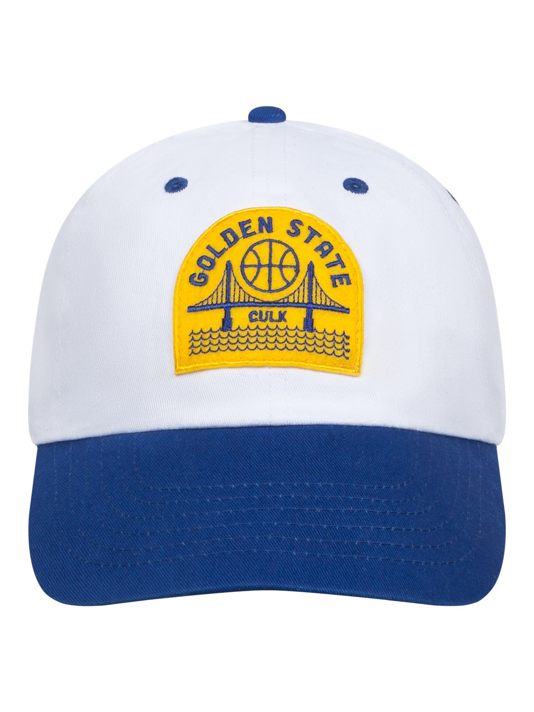 Golden State Dad Hat White/Blue-Culk