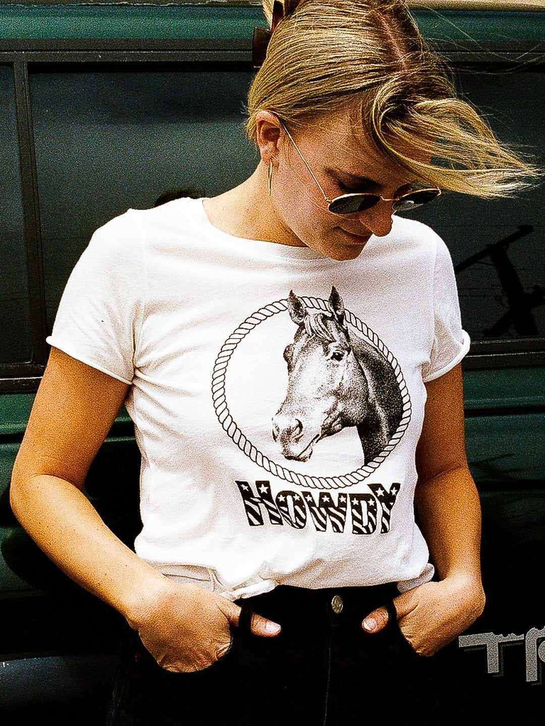 Howdy Horse Women's Tee-Culk