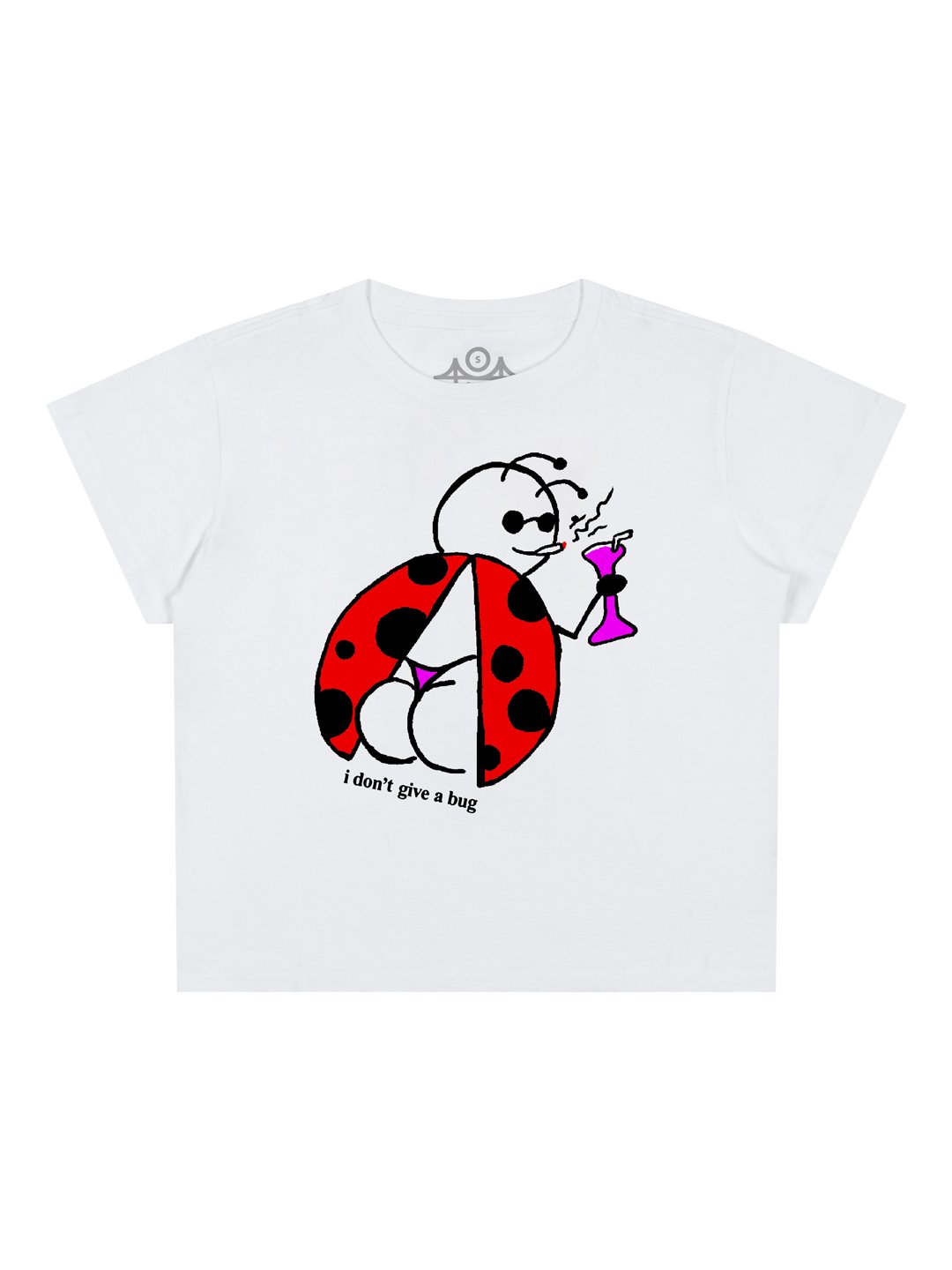 I Don't Give A Bug Women's Tee White by Bee-Culk