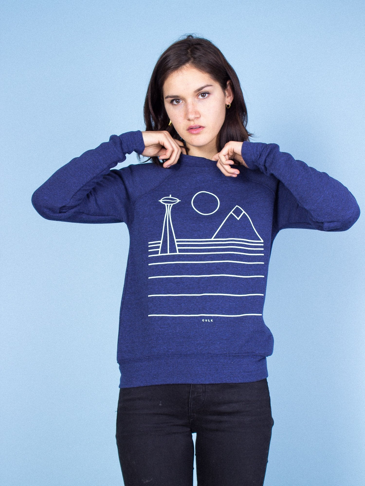 Minimal Seattle Crewneck-Culk