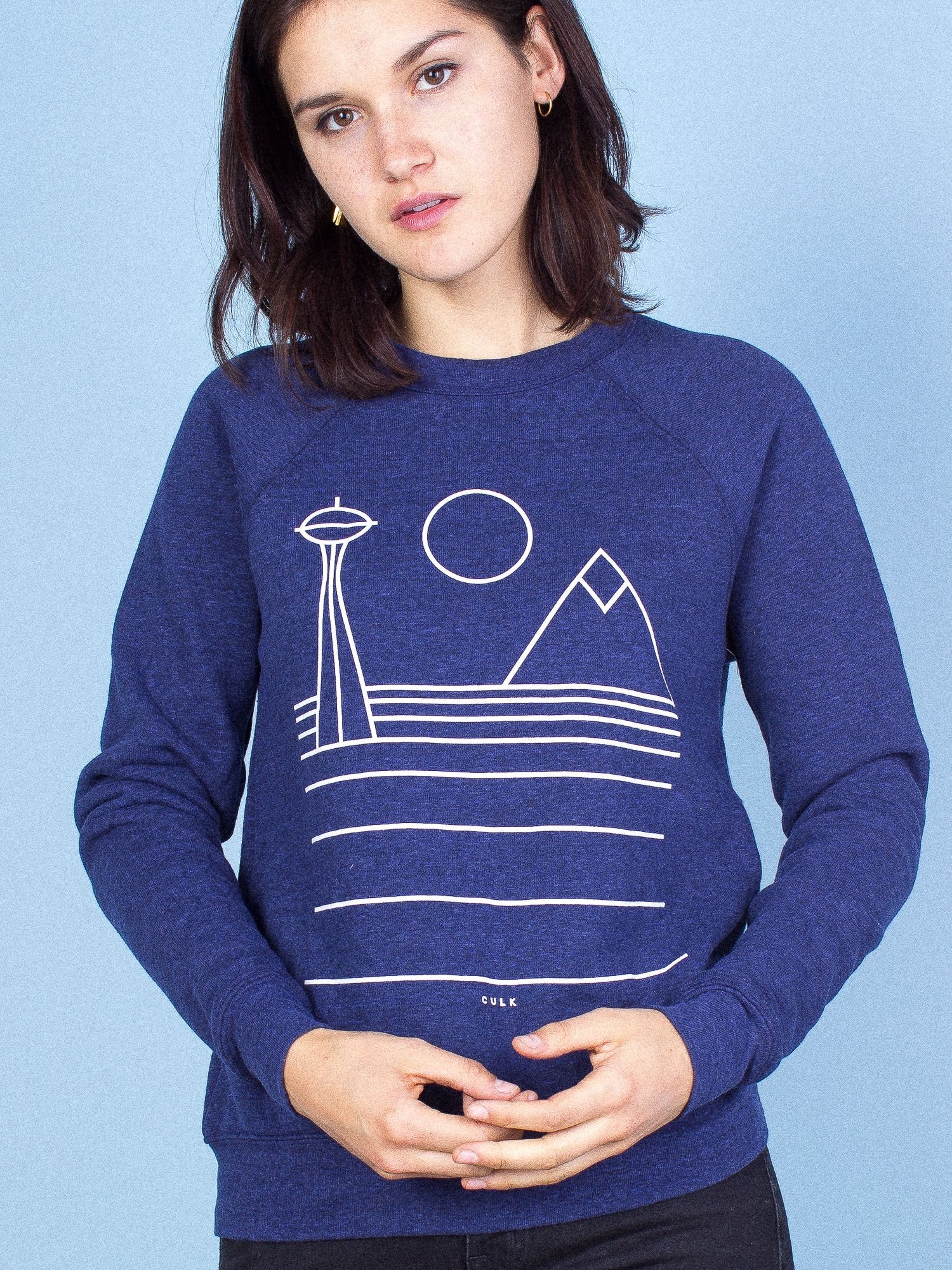 Minimal Seattle Crewneck-Culk