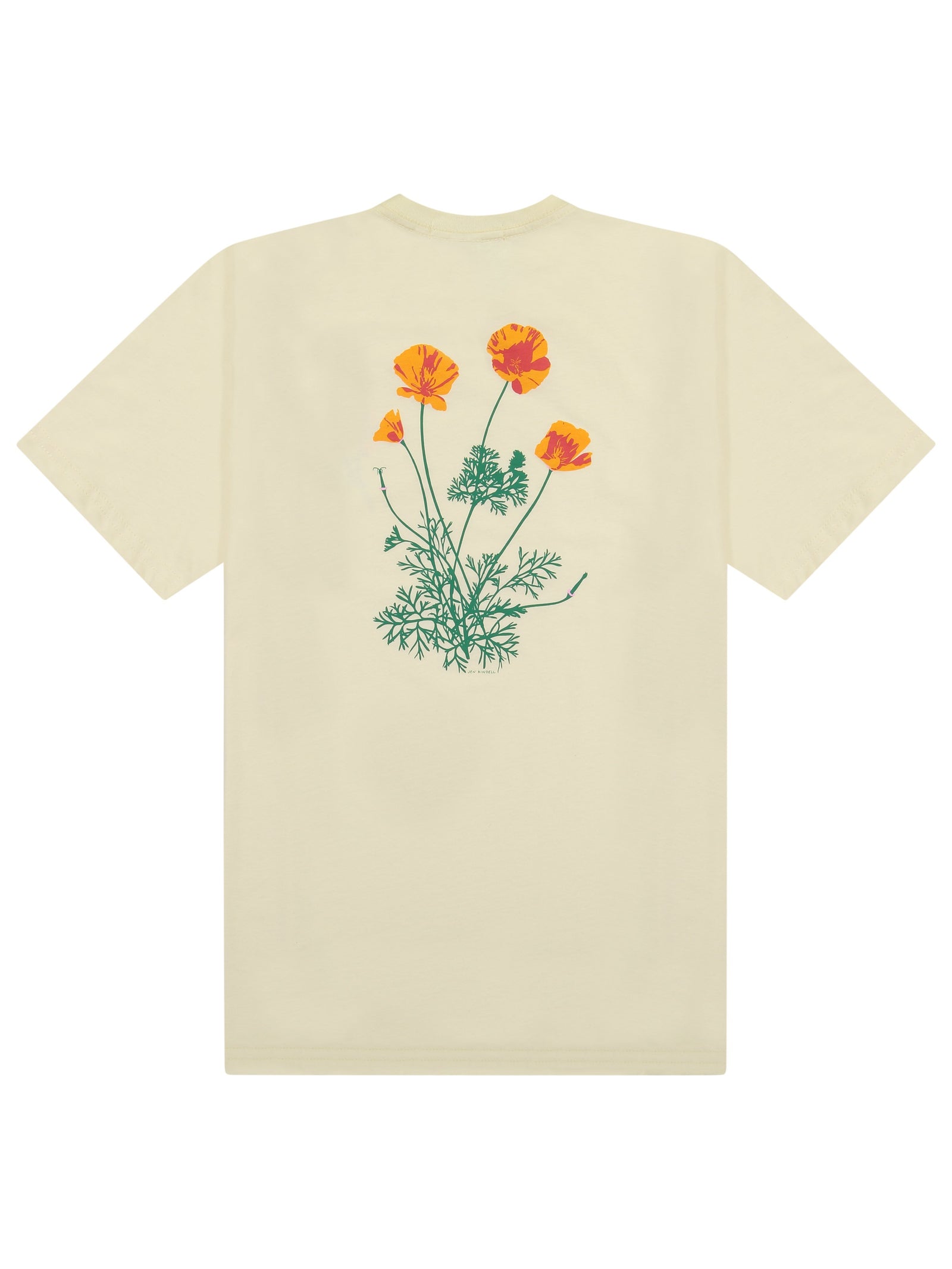 Poppy Tee Cream by Jen Kindell-Culk