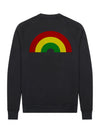 Rainbow Unisex Crewneck Sweatshirt Black-Culk