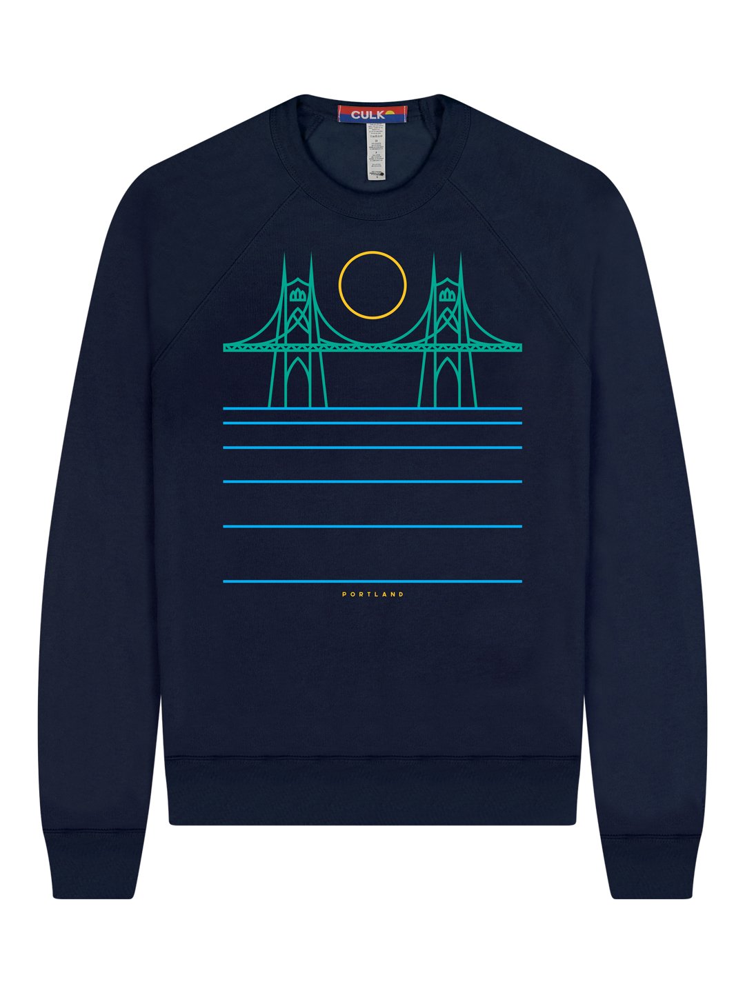 St. Johns Bridge Crewneck Navy-Culk