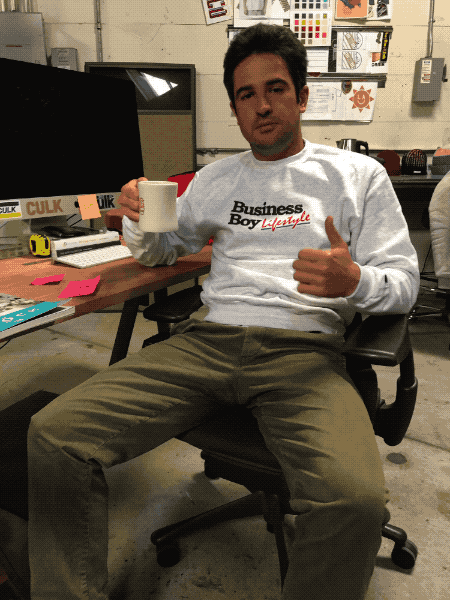 Business Boy Lifestyle Crewneck Sweatshirt Grey-Culk