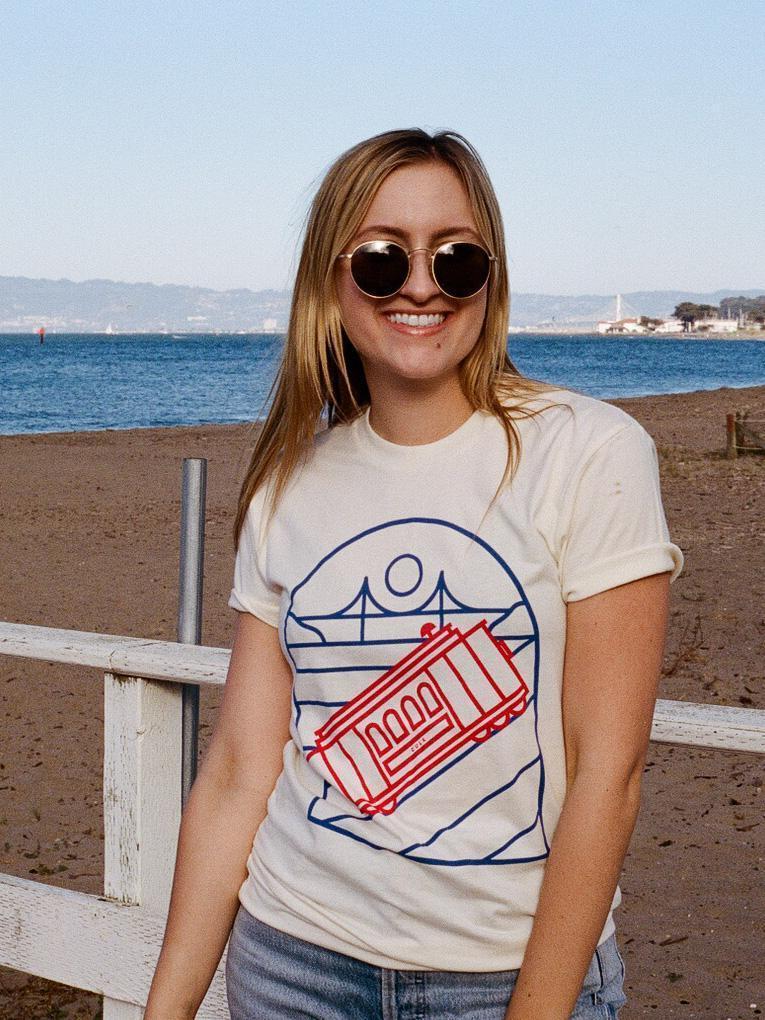 Cable Car Tee Cream-Culk