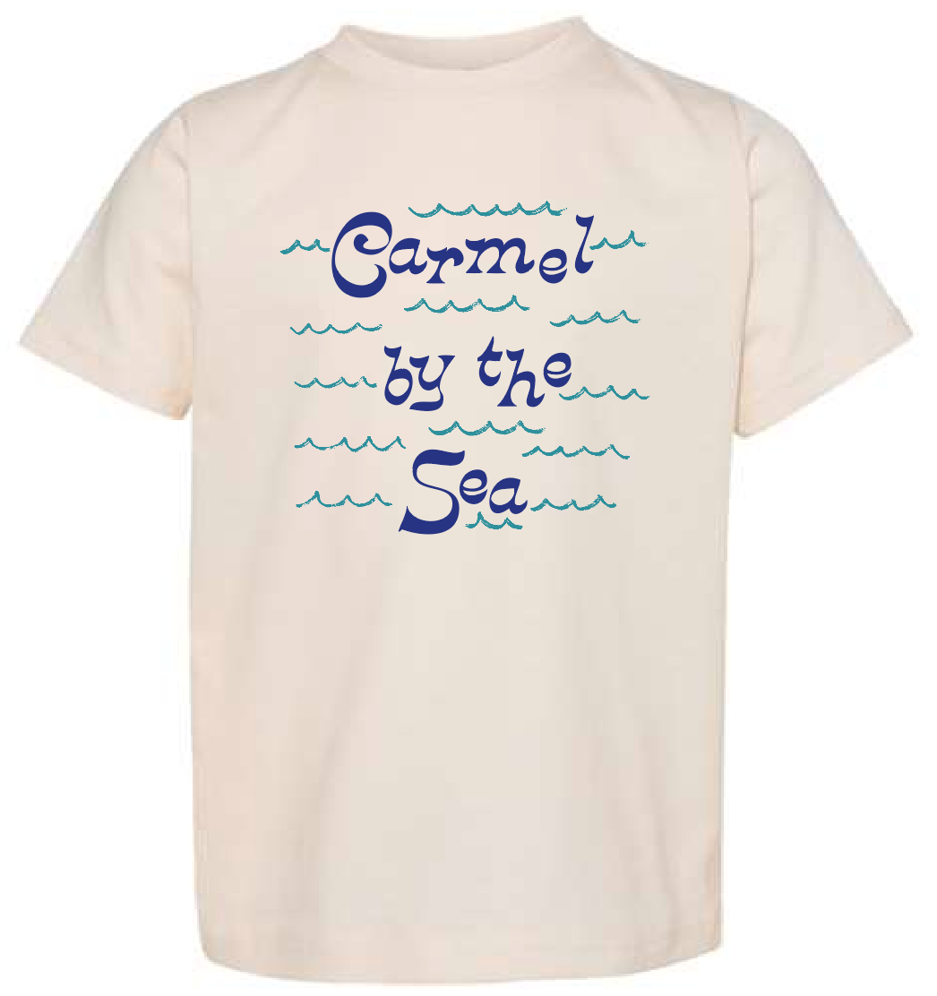 Carmel Waves Toddler Tee Cream-Culk
