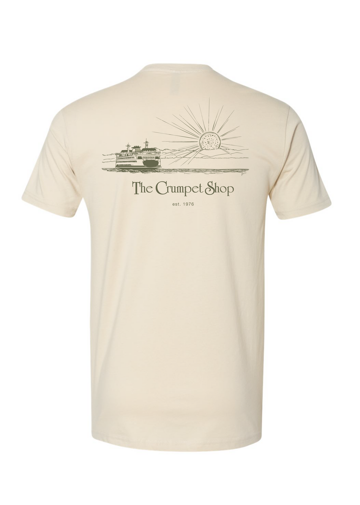Crumpet Shop Ferry Tee Cream-Culk