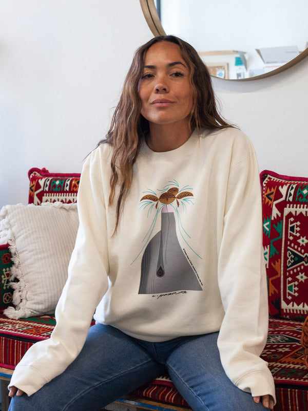 Dolfun Crewneck Cream by Charley Harper - Culk