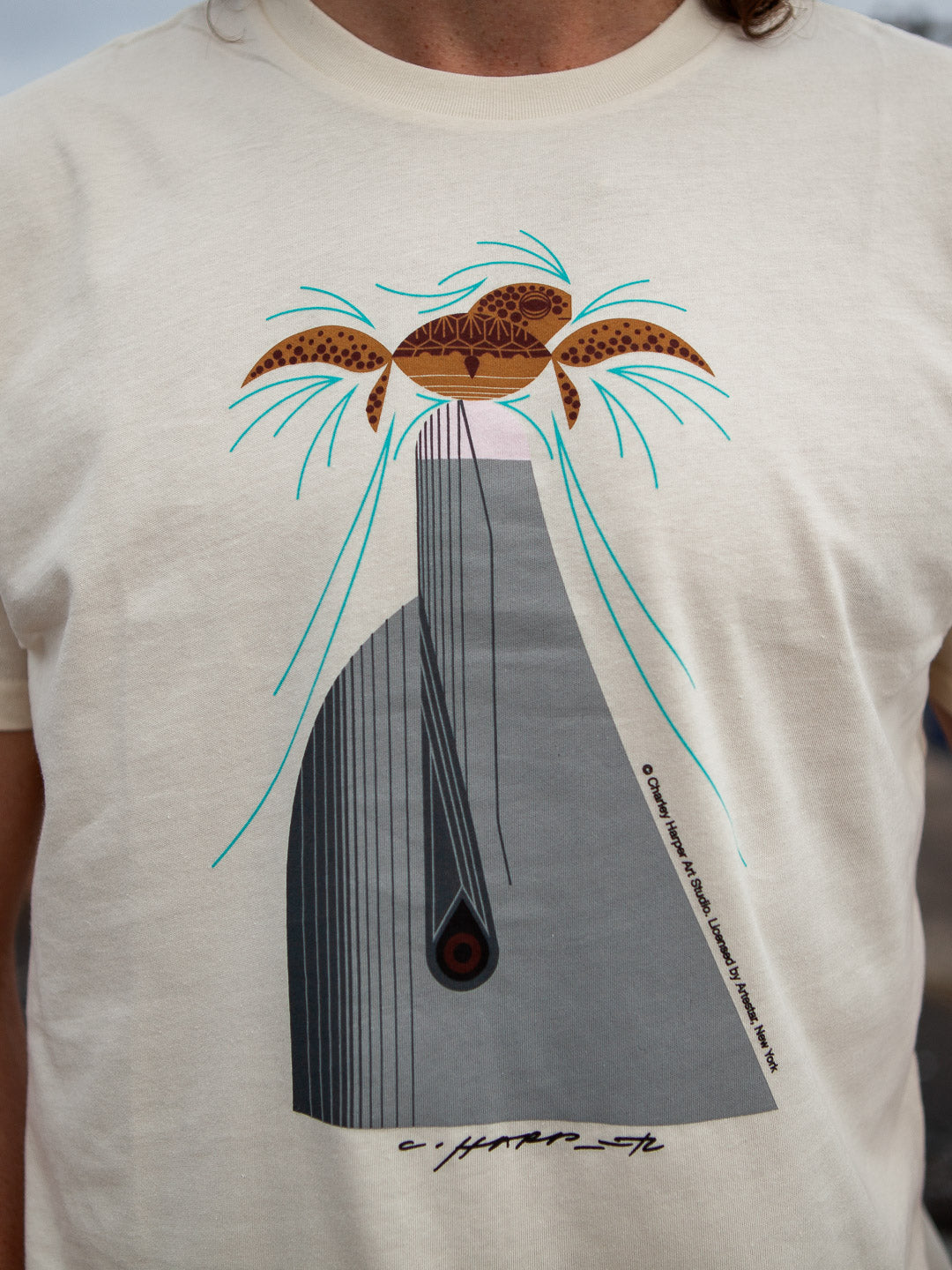 Dolfun Tee Cream by Charley Harper-Culk