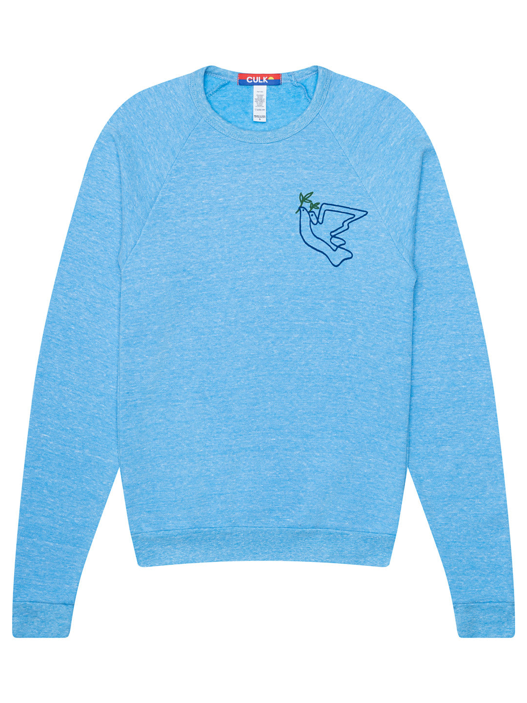 Doves Crewneck Tri-Blue
