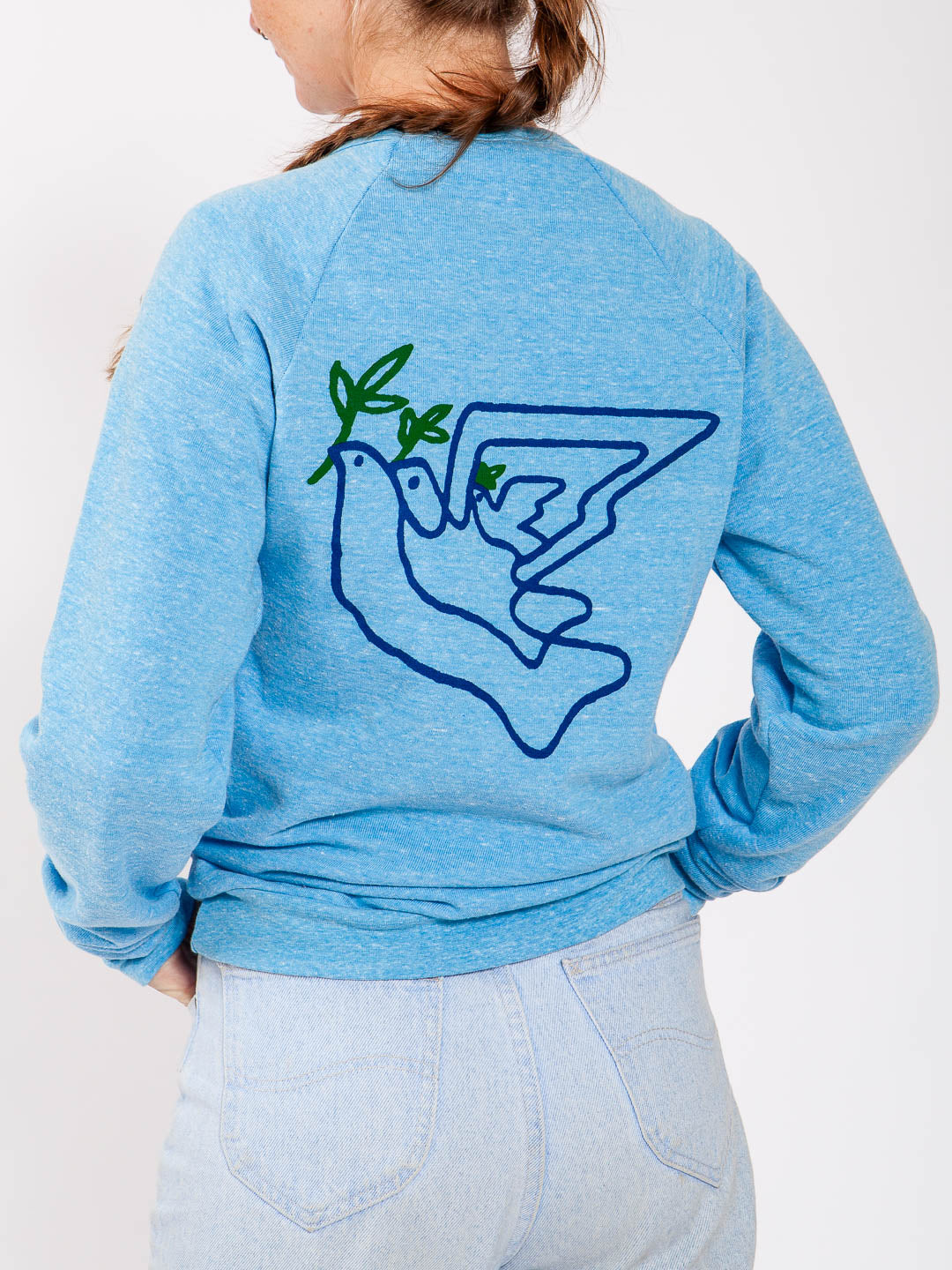 Doves Crewneck Tri-Blue-Culk