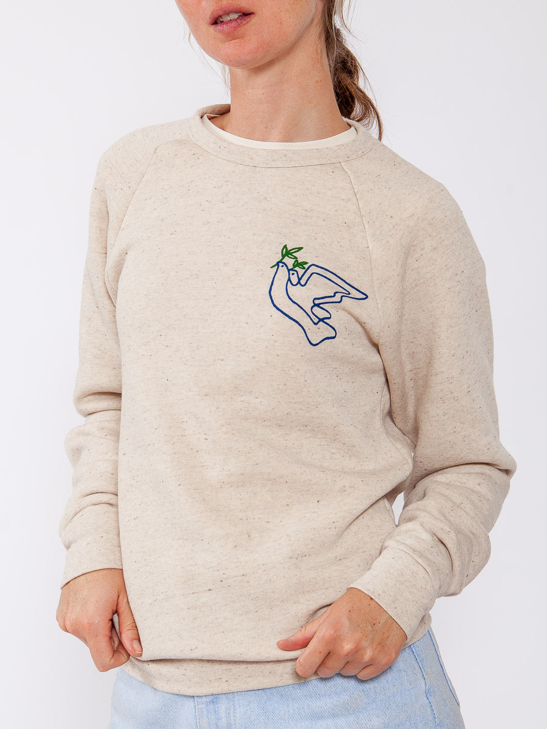 Doves Crewneck Tri-Cream-Culk