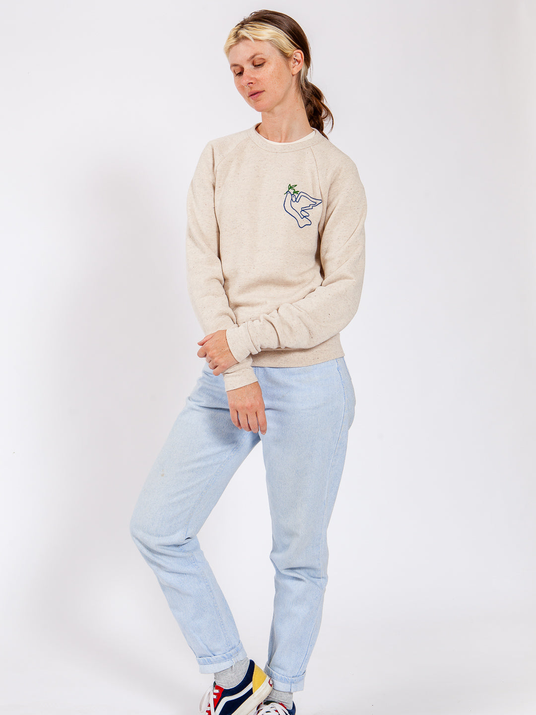 Doves Crewneck Tri-Cream-Culk