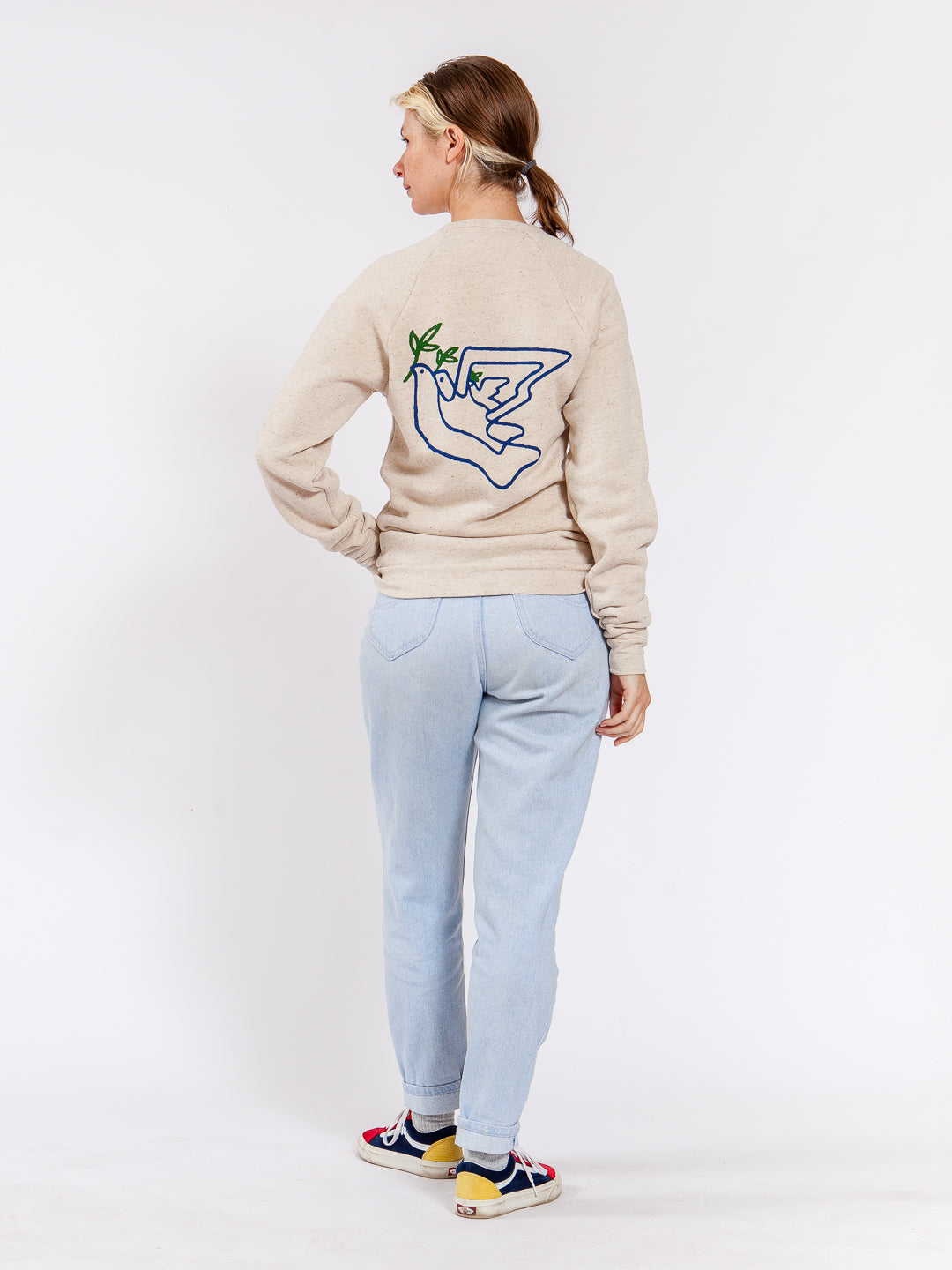 Doves Crewneck Tri-Cream-Culk