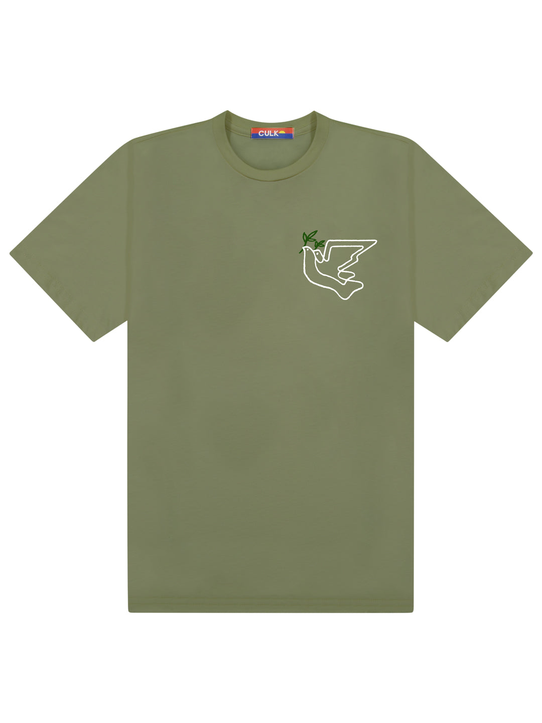 Doves Tee Olive-Culk