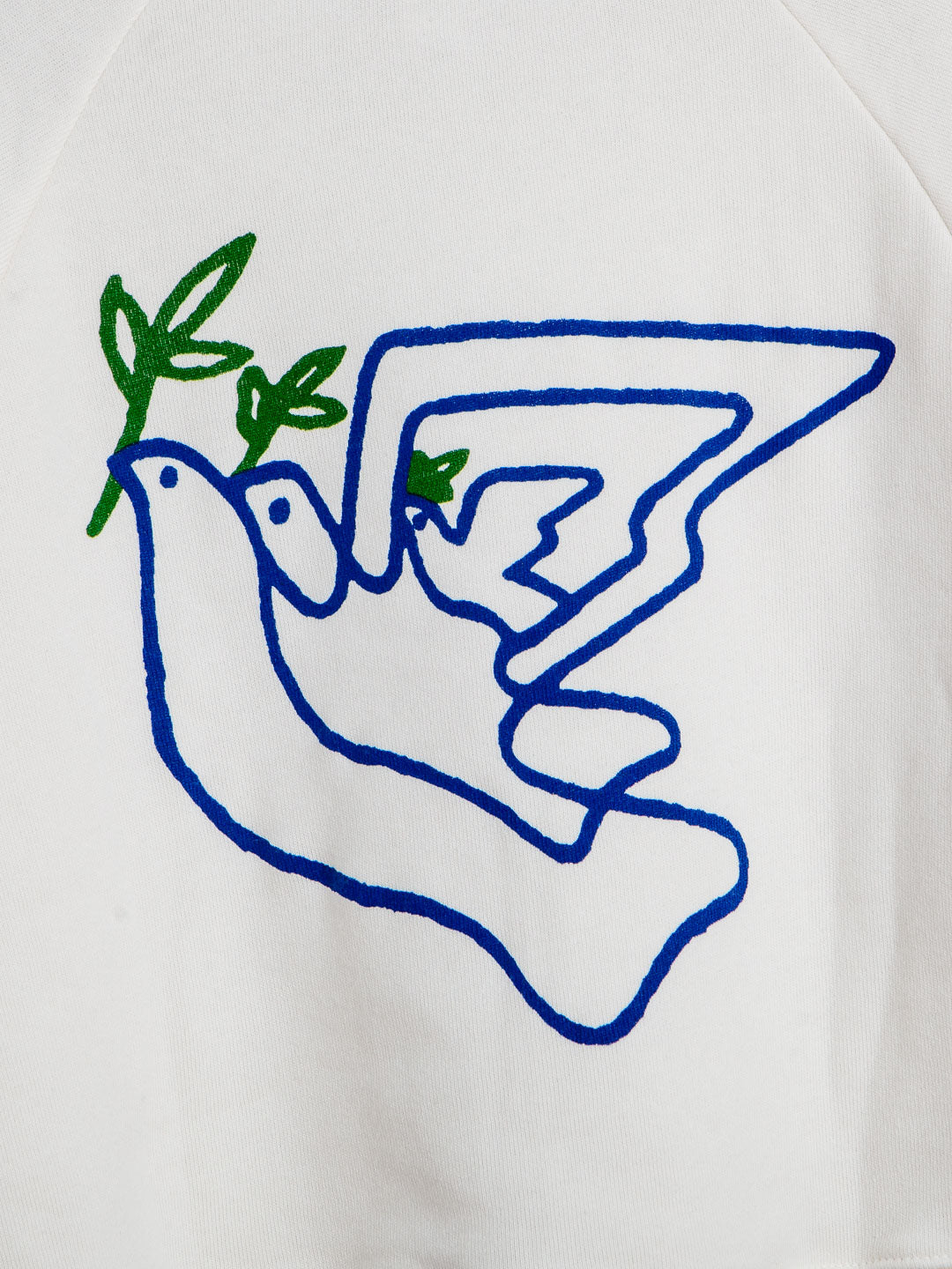 Doves Women's Cropped Crewneck Cream-Culk
