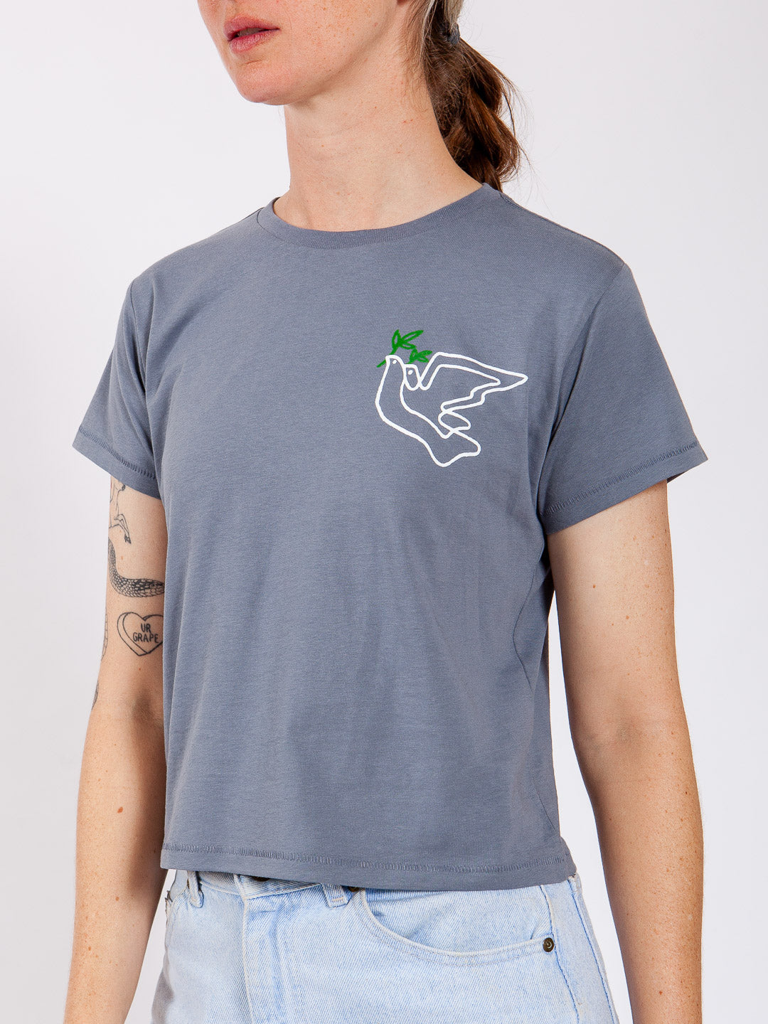 Doves Women's Tee Blue Haze-Culk