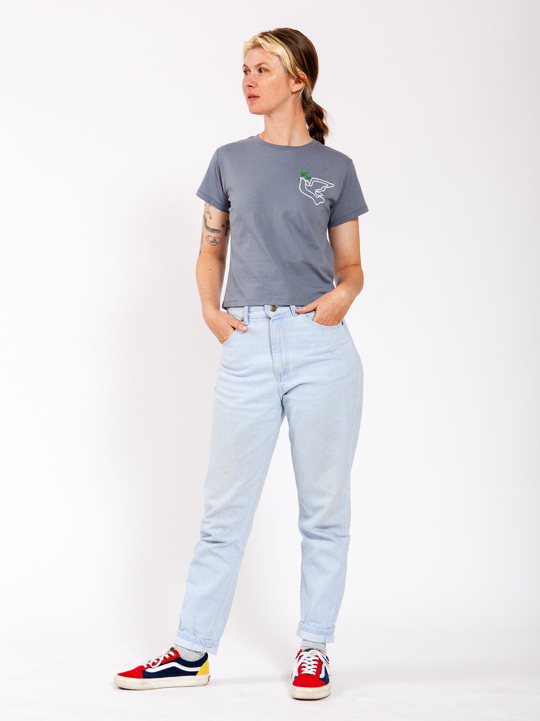 Doves Women's Tee Blue Haze-Culk