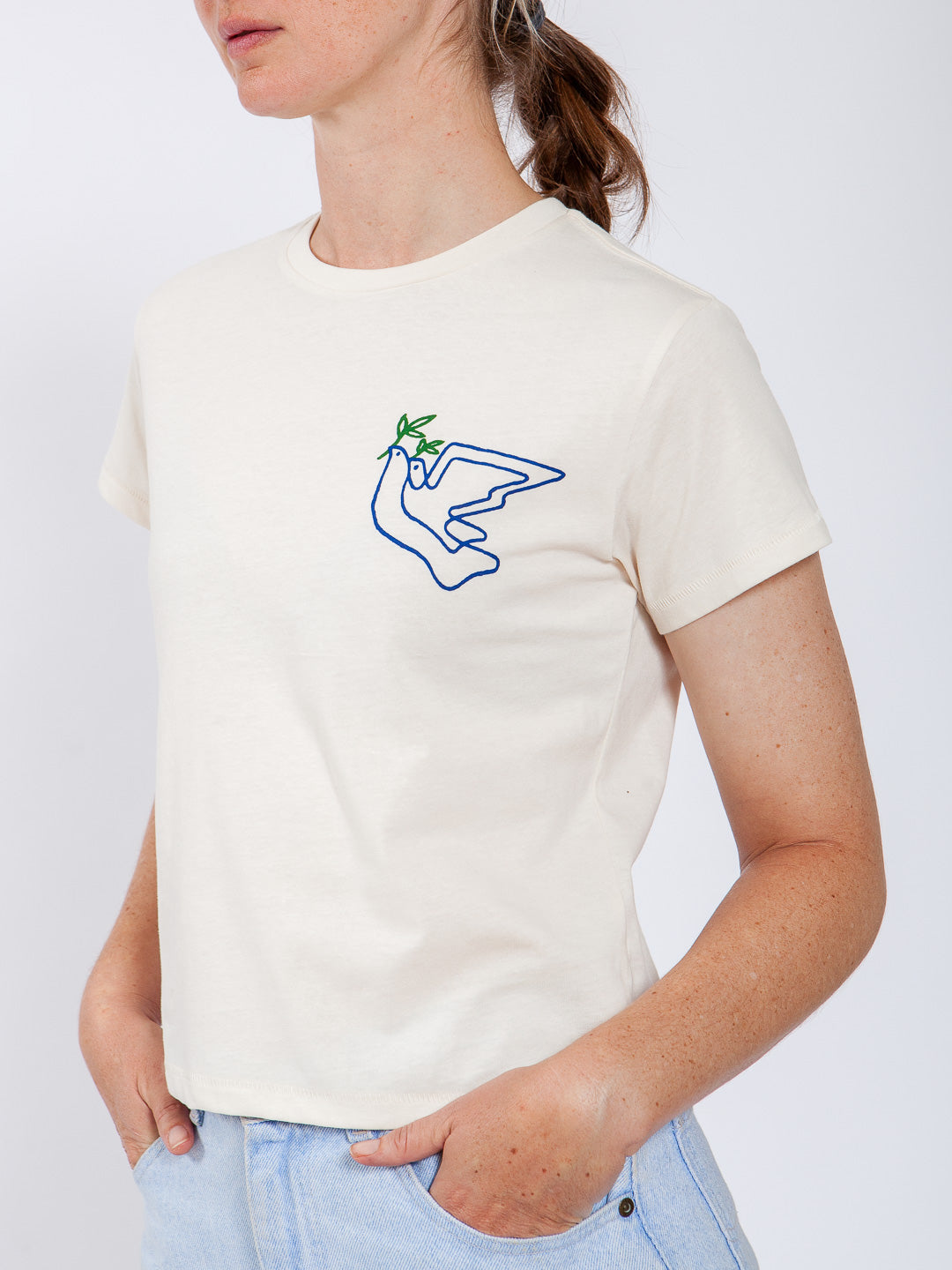 Doves Women's Tee Cream-Culk