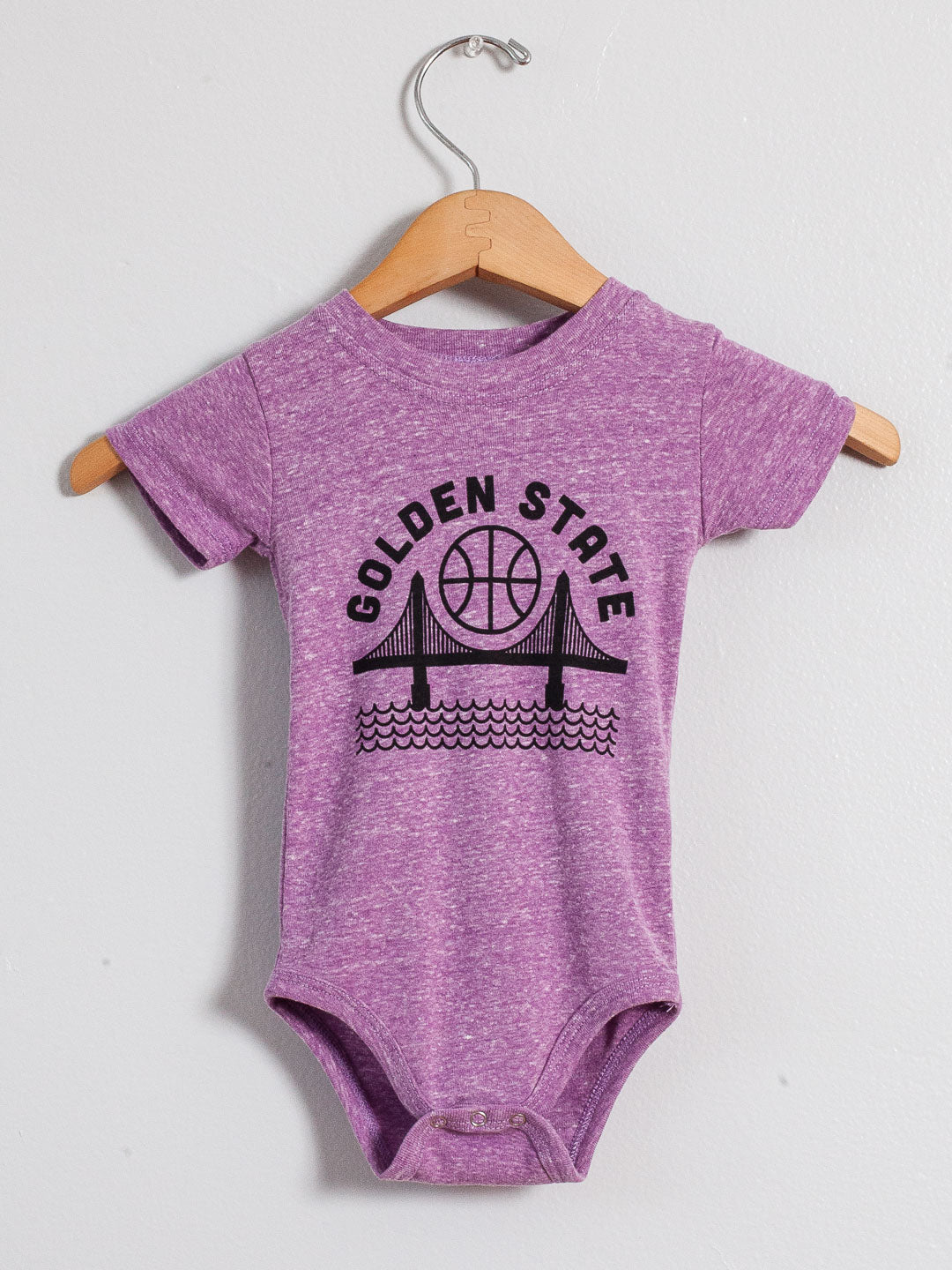Golden State Baby Onesie Tri-Purple-Culk