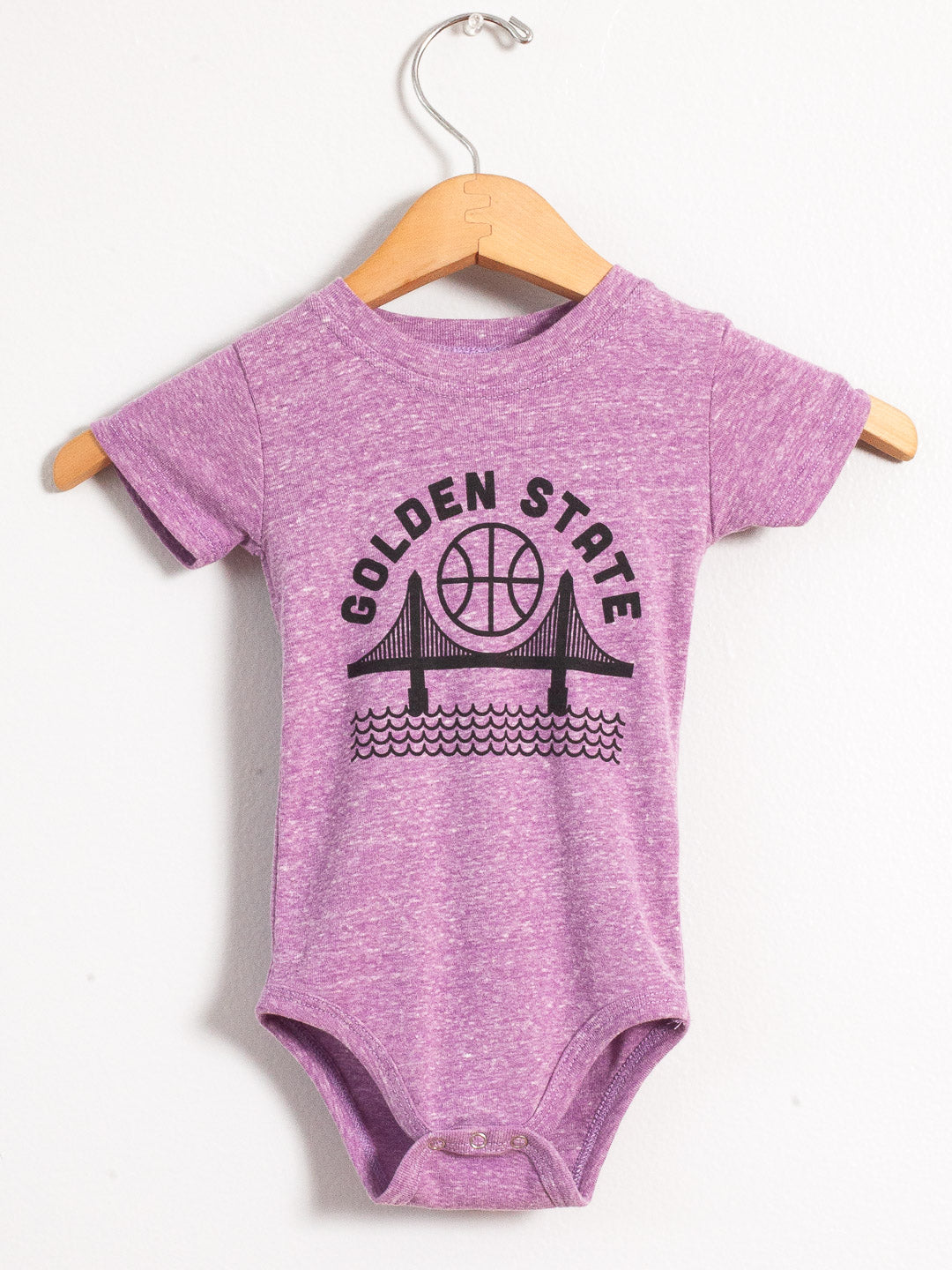 Golden State Baby Onesie Tri-Purple-Culk