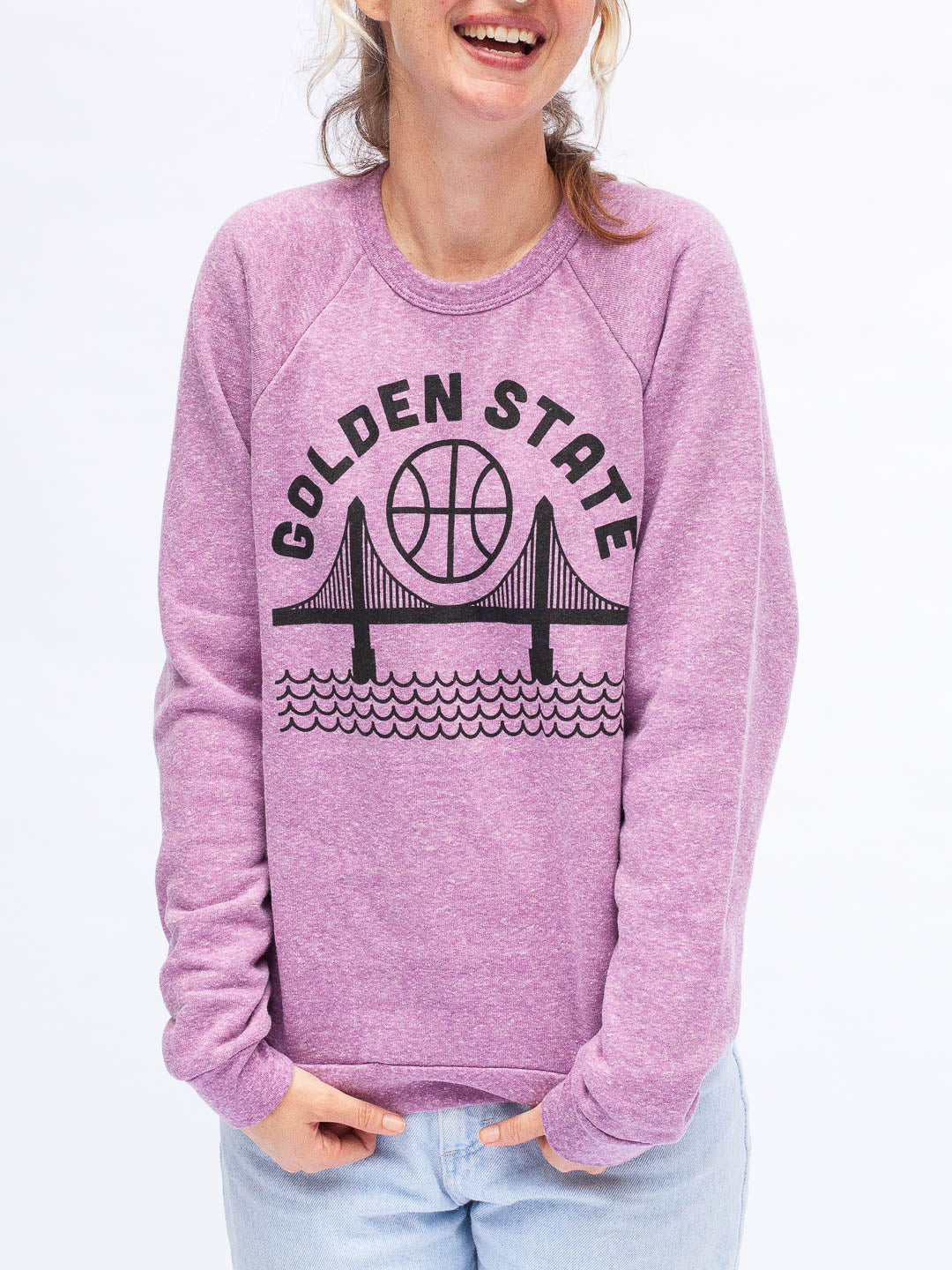 Golden State Crewneck Tri-Purple-Culk