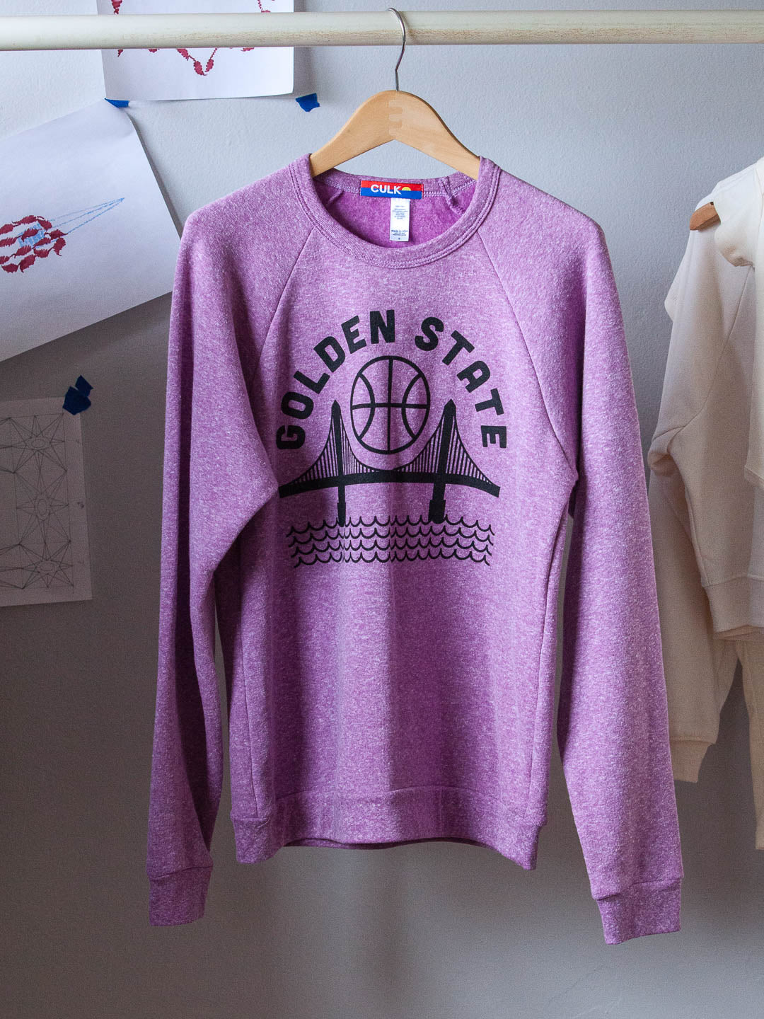 Golden State Crewneck Tri-Purple-Culk