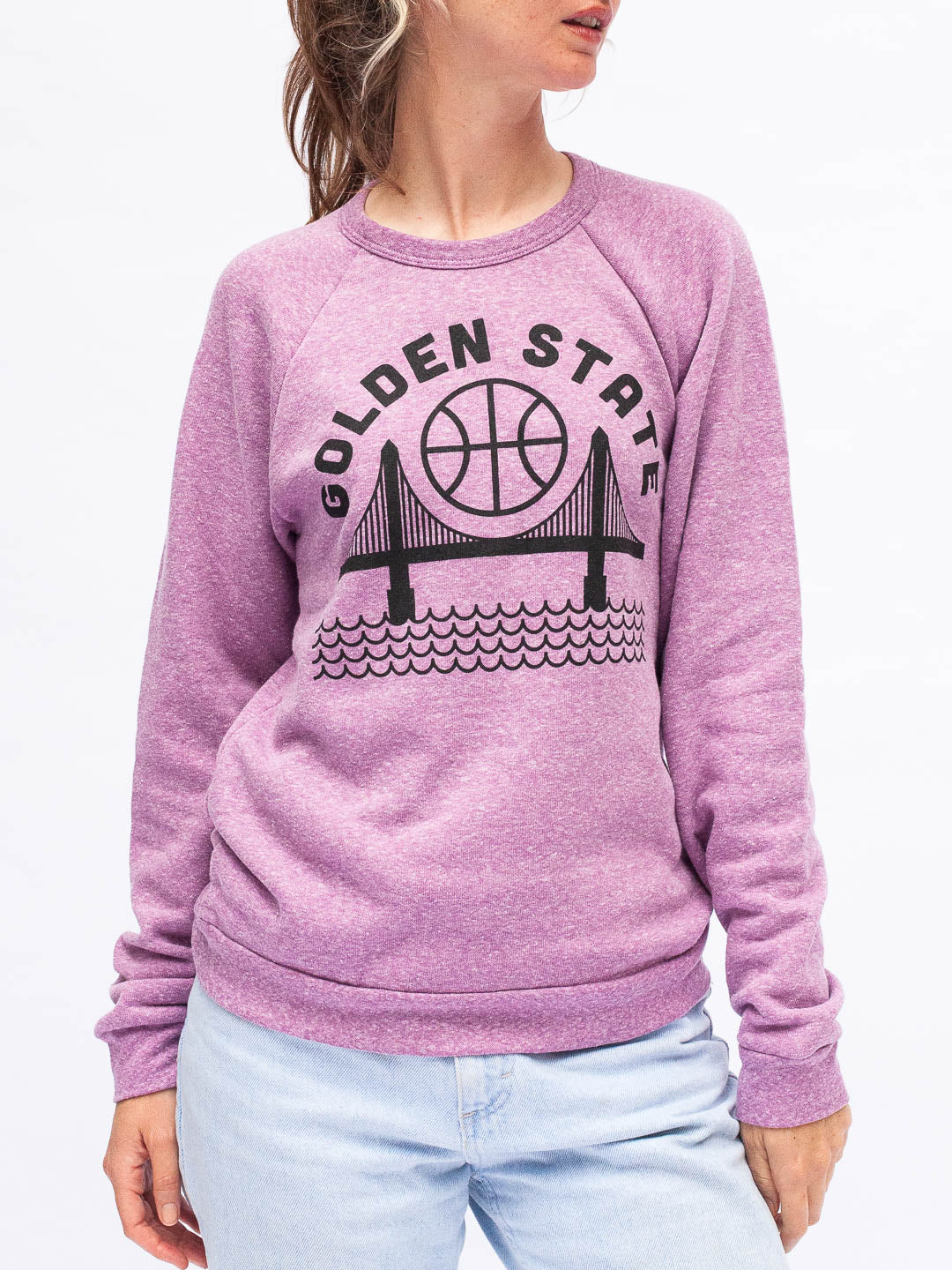 Golden State Crewneck Tri-Purple-Culk