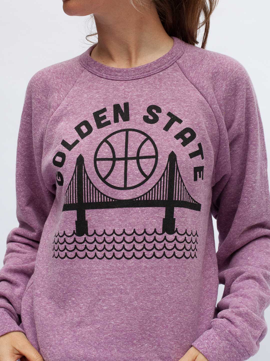 Golden State Crewneck Tri-Purple-Culk
