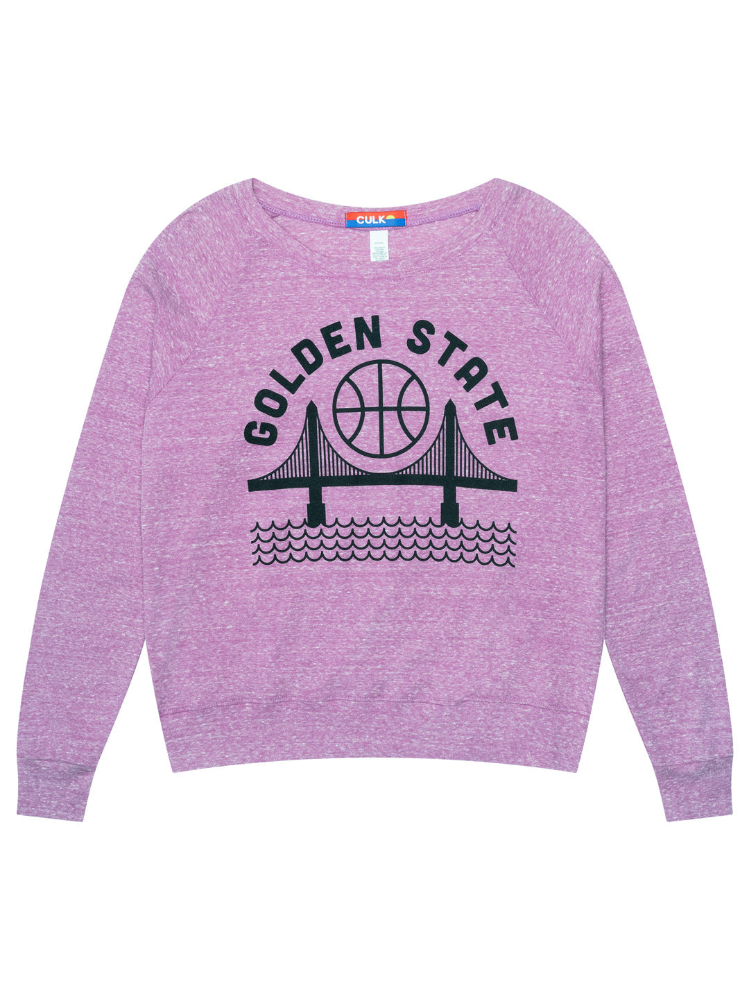 Golden State Women&#39;s Raglan Pullover Tri-Purple