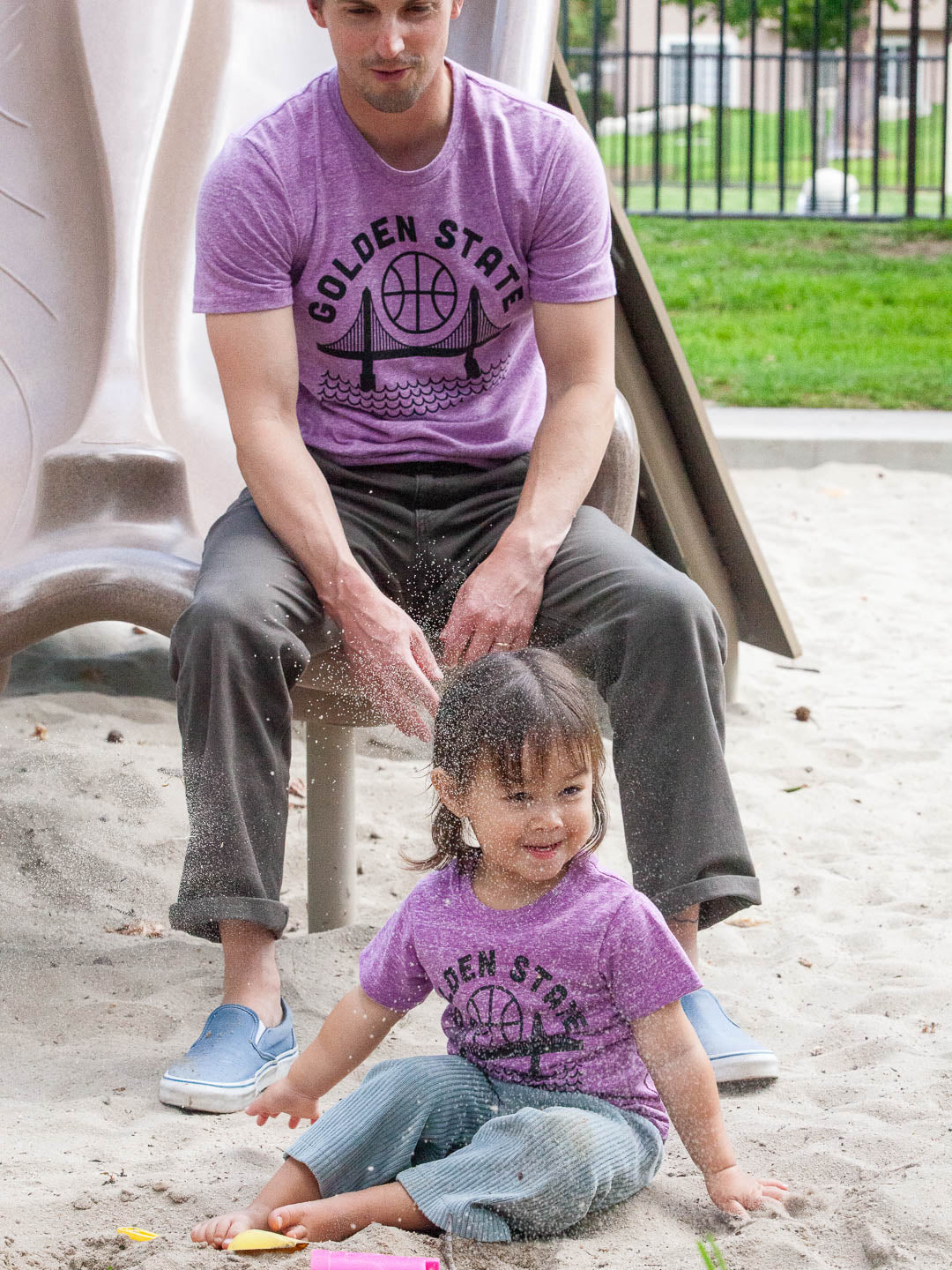 Golden State Toddler Tee Tri-Purple-Culk