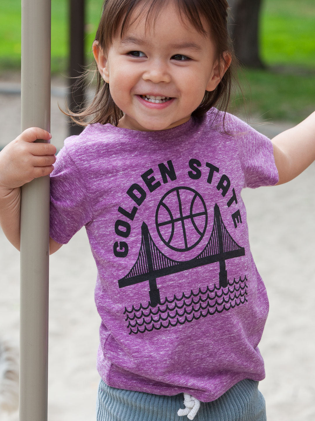 Golden State Toddler Tee Tri-Purple-Culk