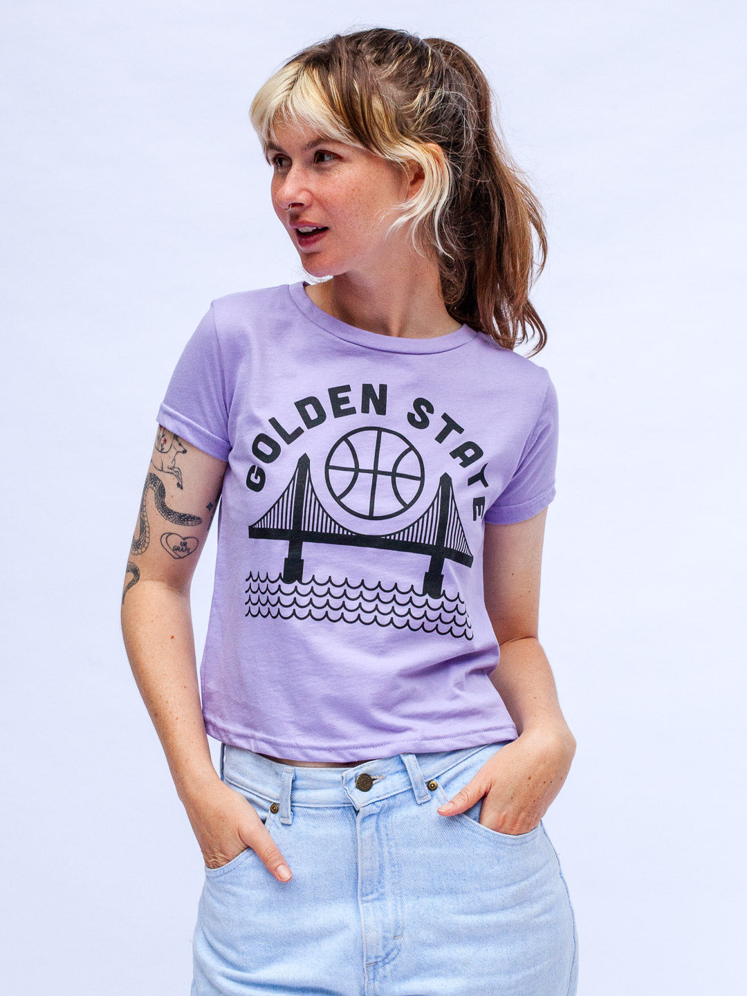 Golden State Women&#39;s Tee Lilac-Culk