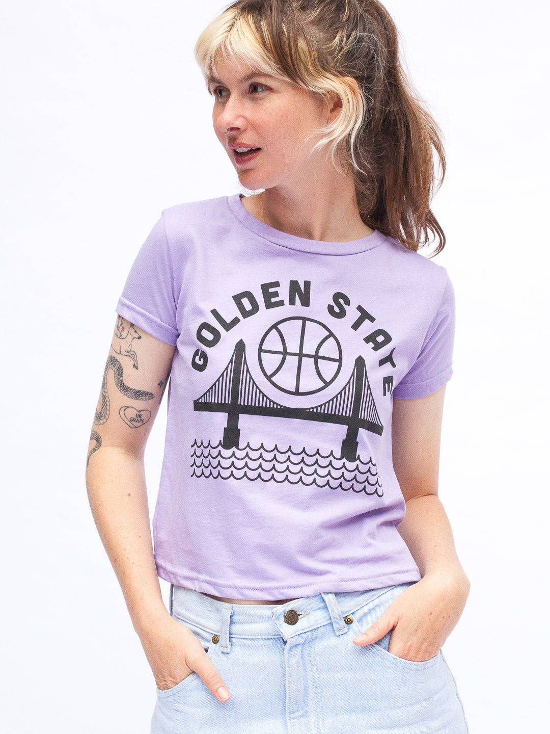 Golden State Women&#39;s Tee Lilac-Culk